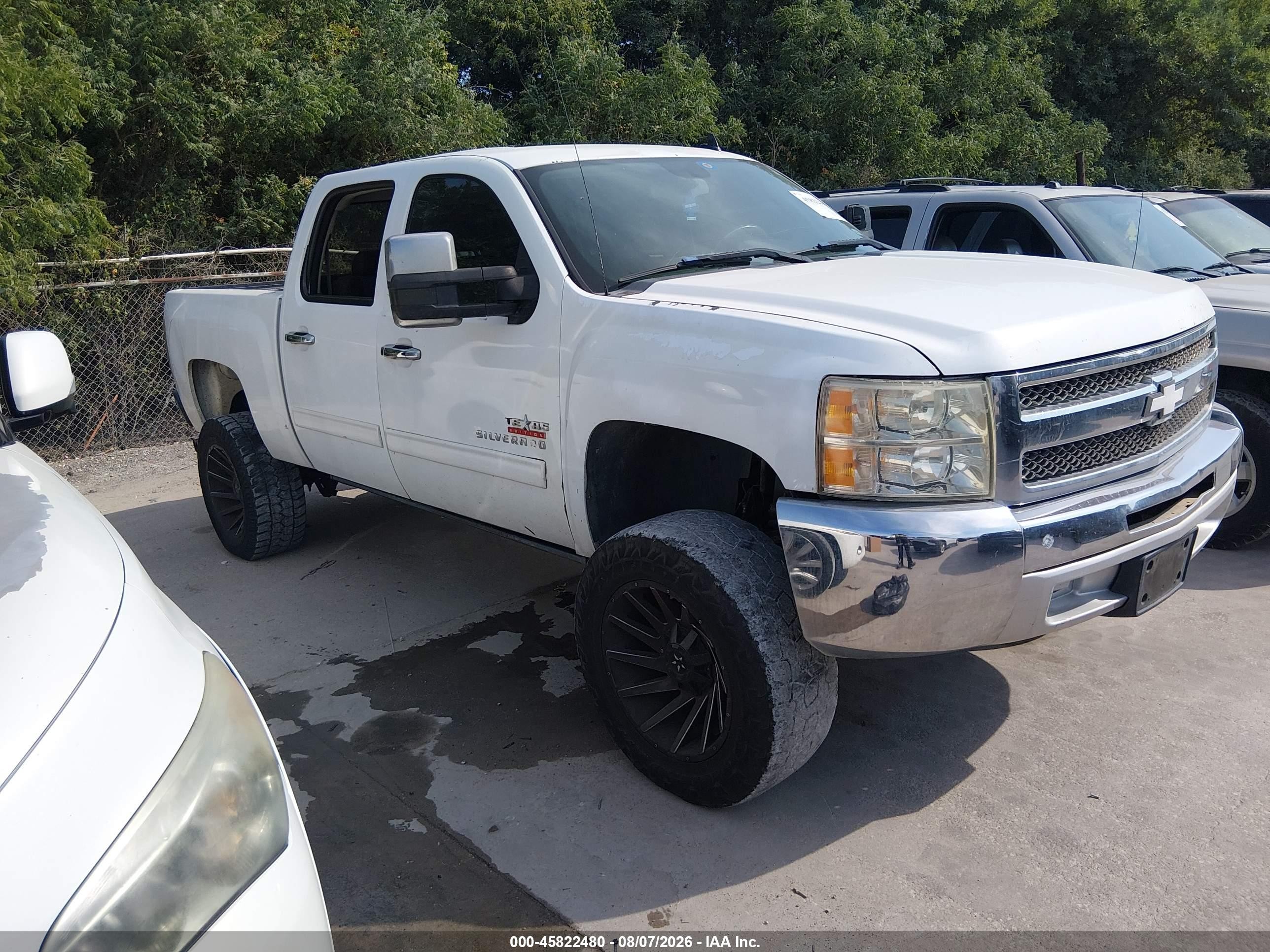 2013 Chevrolet Silverado 1500 LT, VIN 3GCPCSEA4DG227423 — Repossession