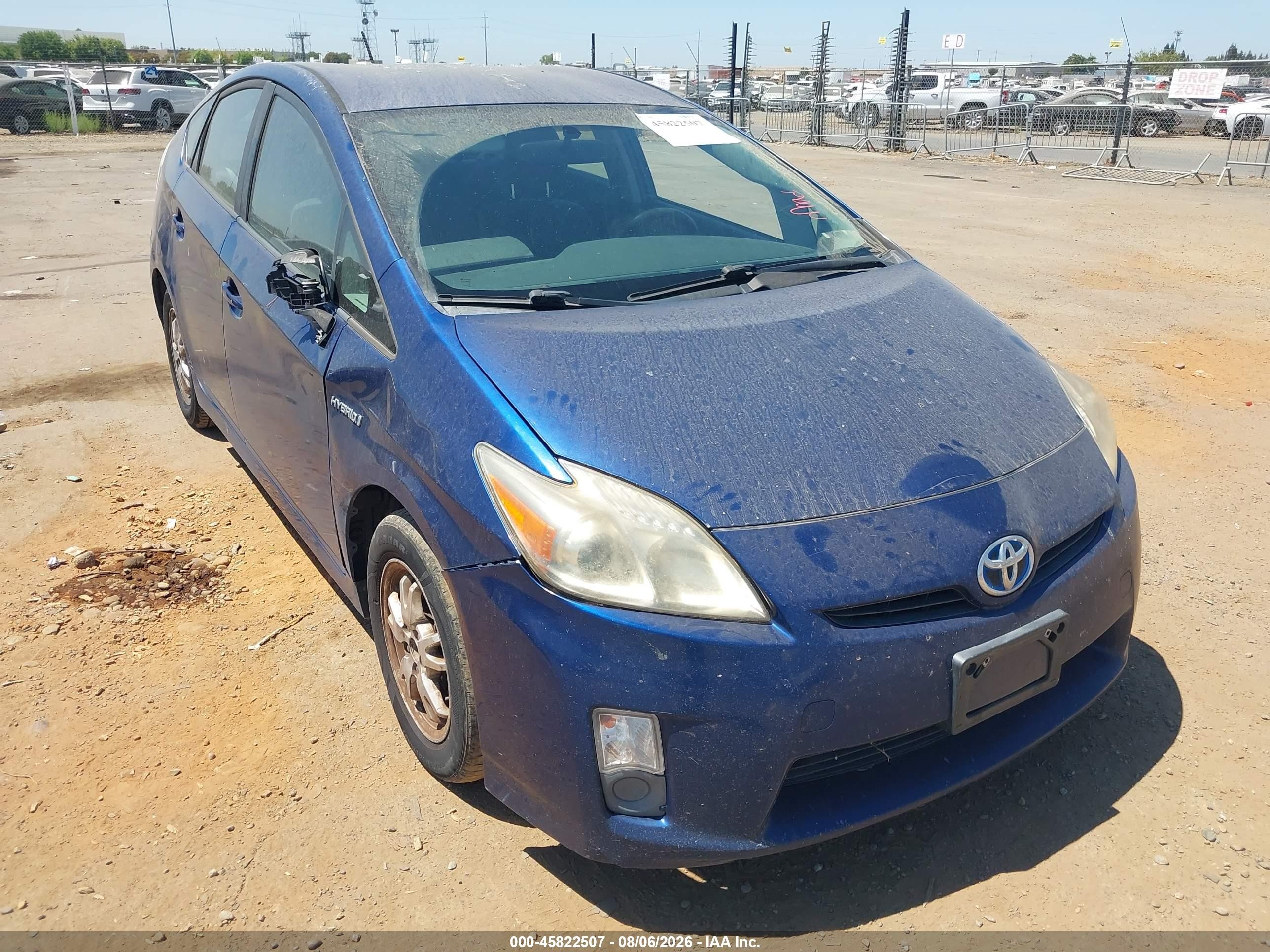 2010 Toyota Prius III, VIN JTDKN3DU0A0241664 — Normal wear