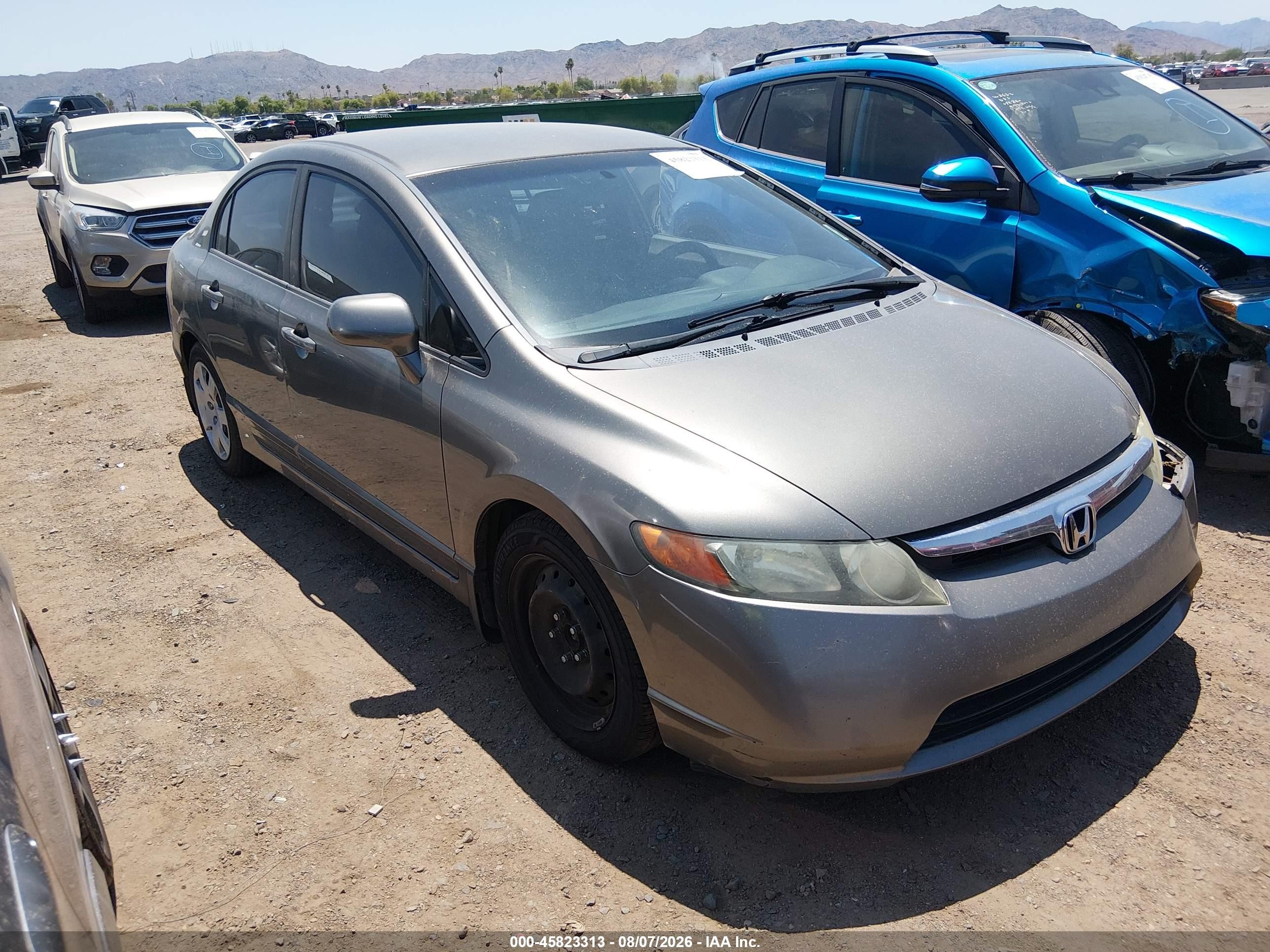 2008 Honda Civic LX, VIN 1HGFA16508L090116 — Перед