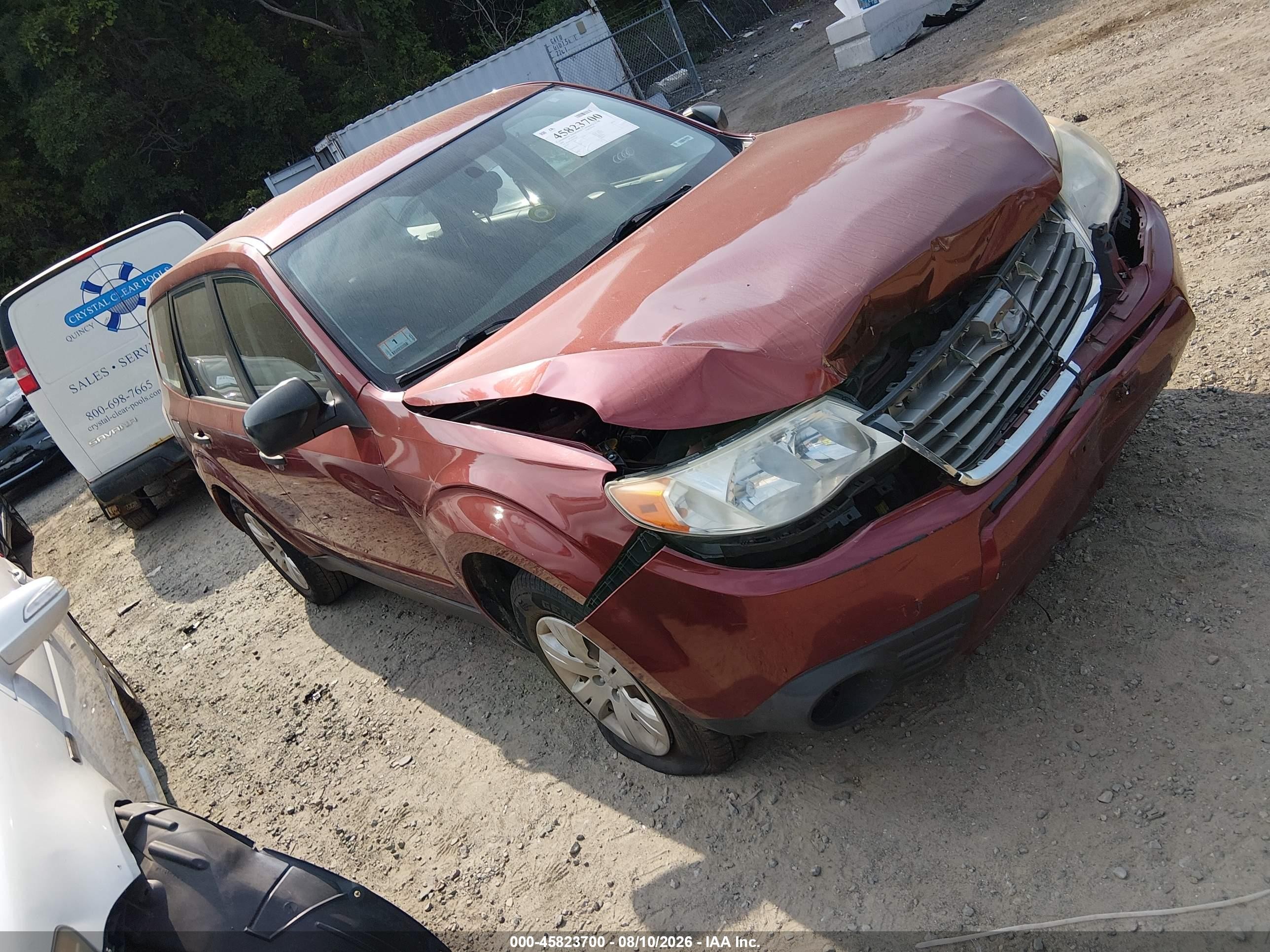 2009 Subaru Forester X, VIN JF2SH61669H752857 — Перед
