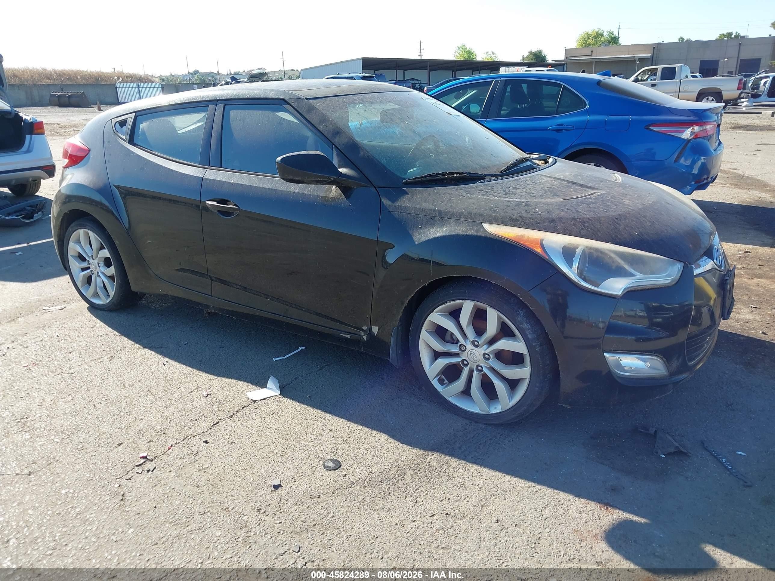 2012 Hyundai Veloster w/Gray Int, VIN KMHTC6AD2CU036113 — Normal wear