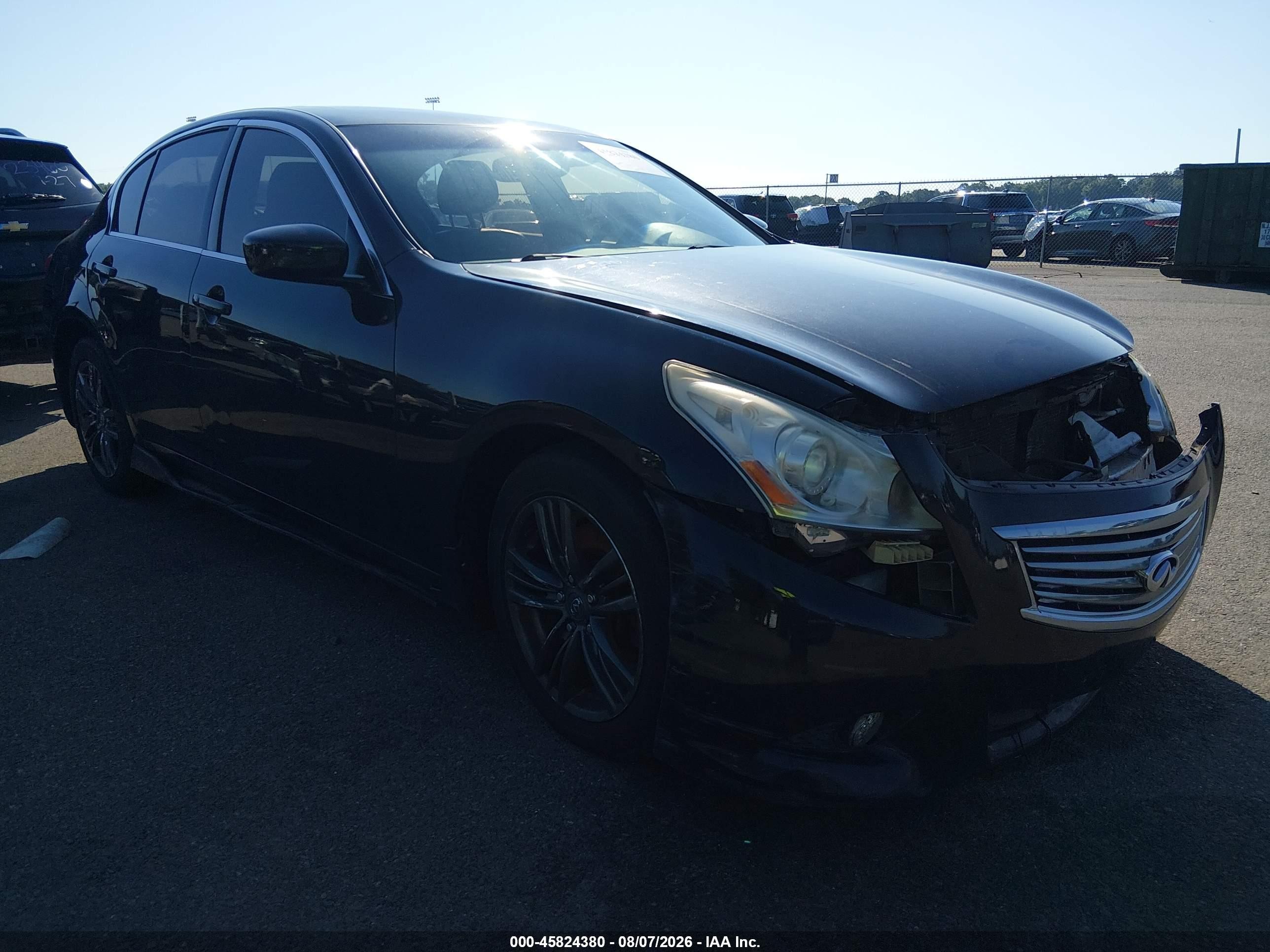 2013 Infiniti G37 x, VIN JN1CV6AR7DM758692 — Normal wear