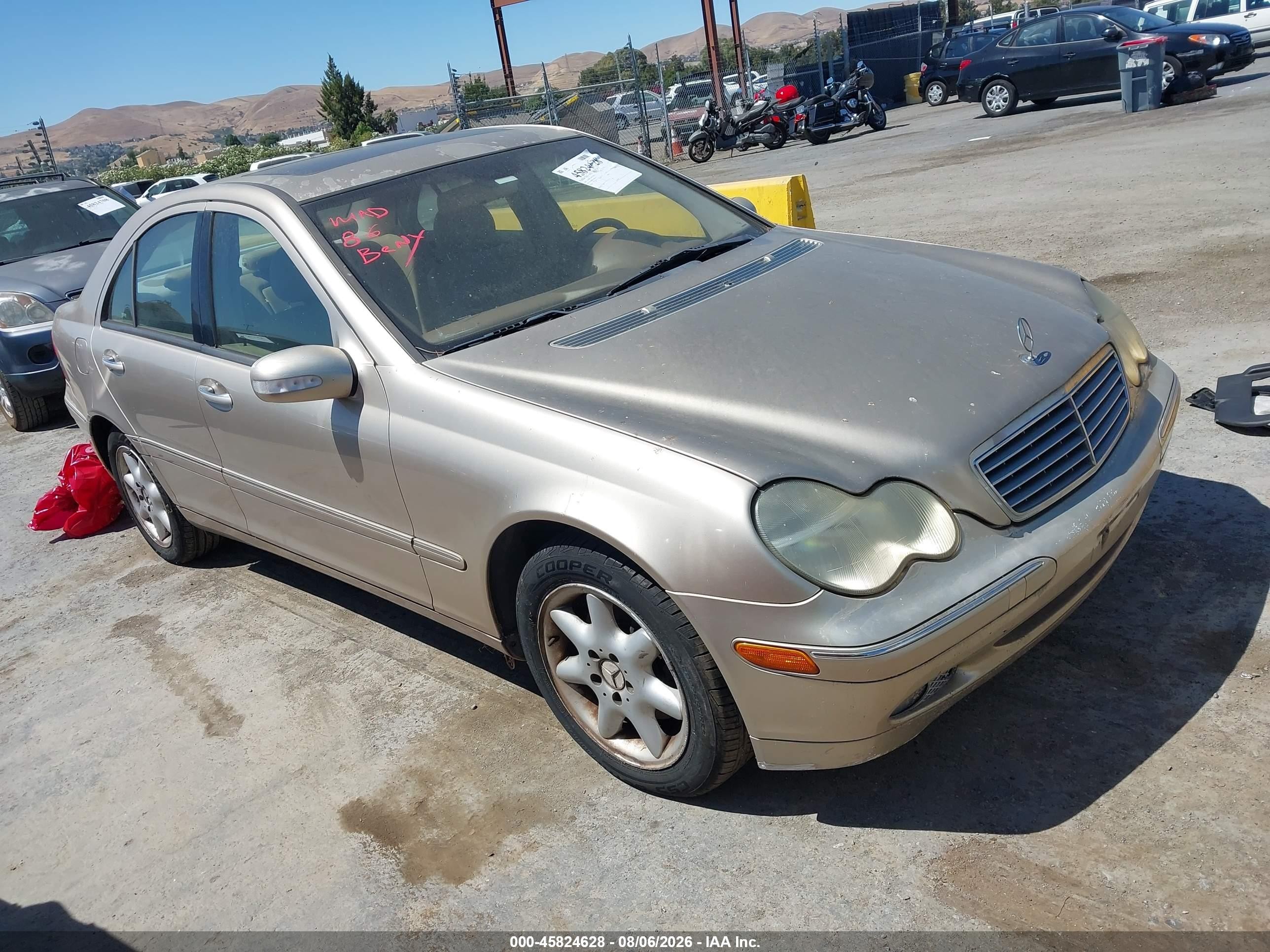 2003 Mercedes-Benz C 240, VIN WDBRF81J33F383542 — Обычный износ