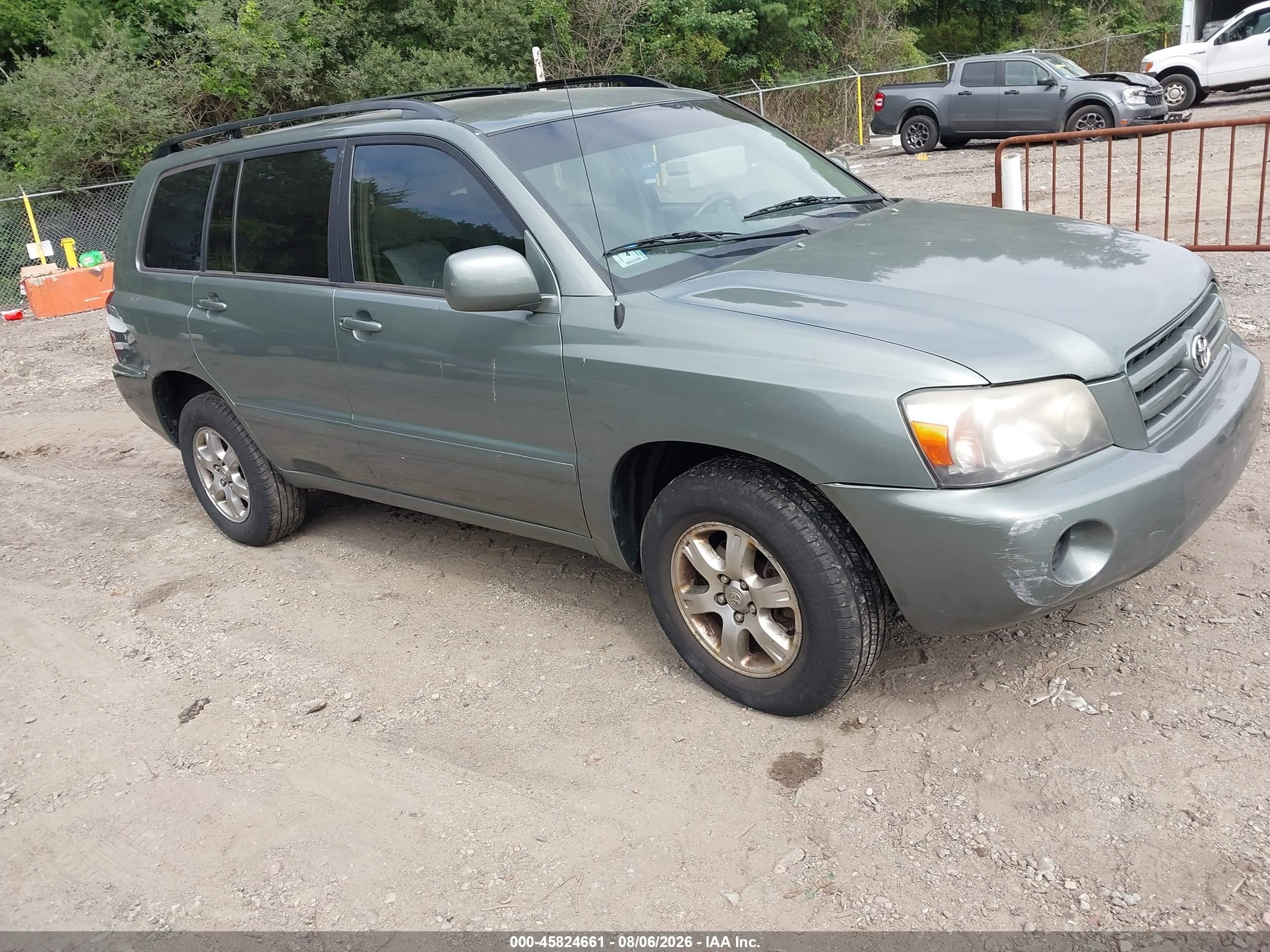 2006 Toyota Highlander w/3rd Row, VIN JTEEP21A560158651 — Обычный износ