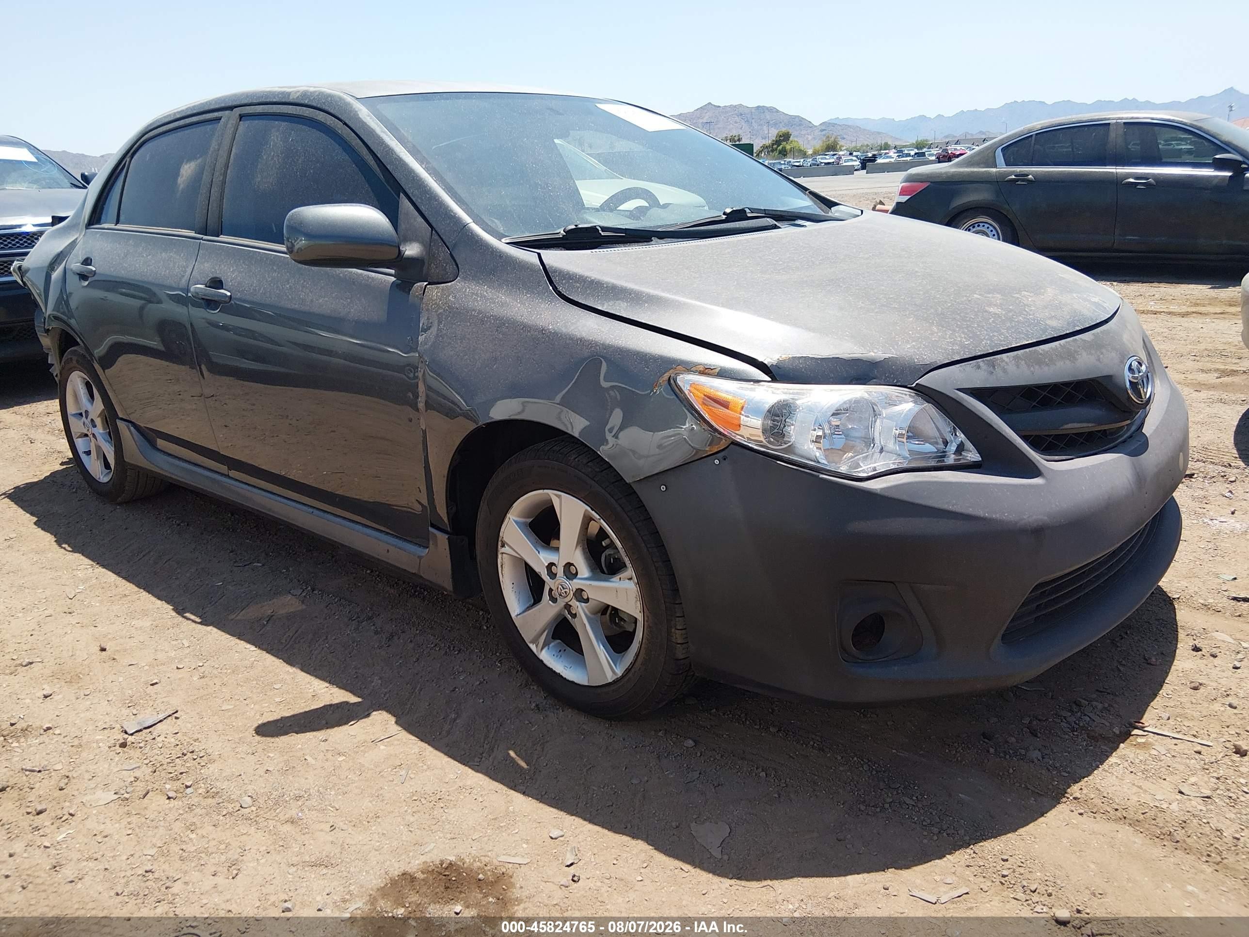 2013 Toyota Corolla LE, VIN 2T1BU4EE3DC006895 — Rear end