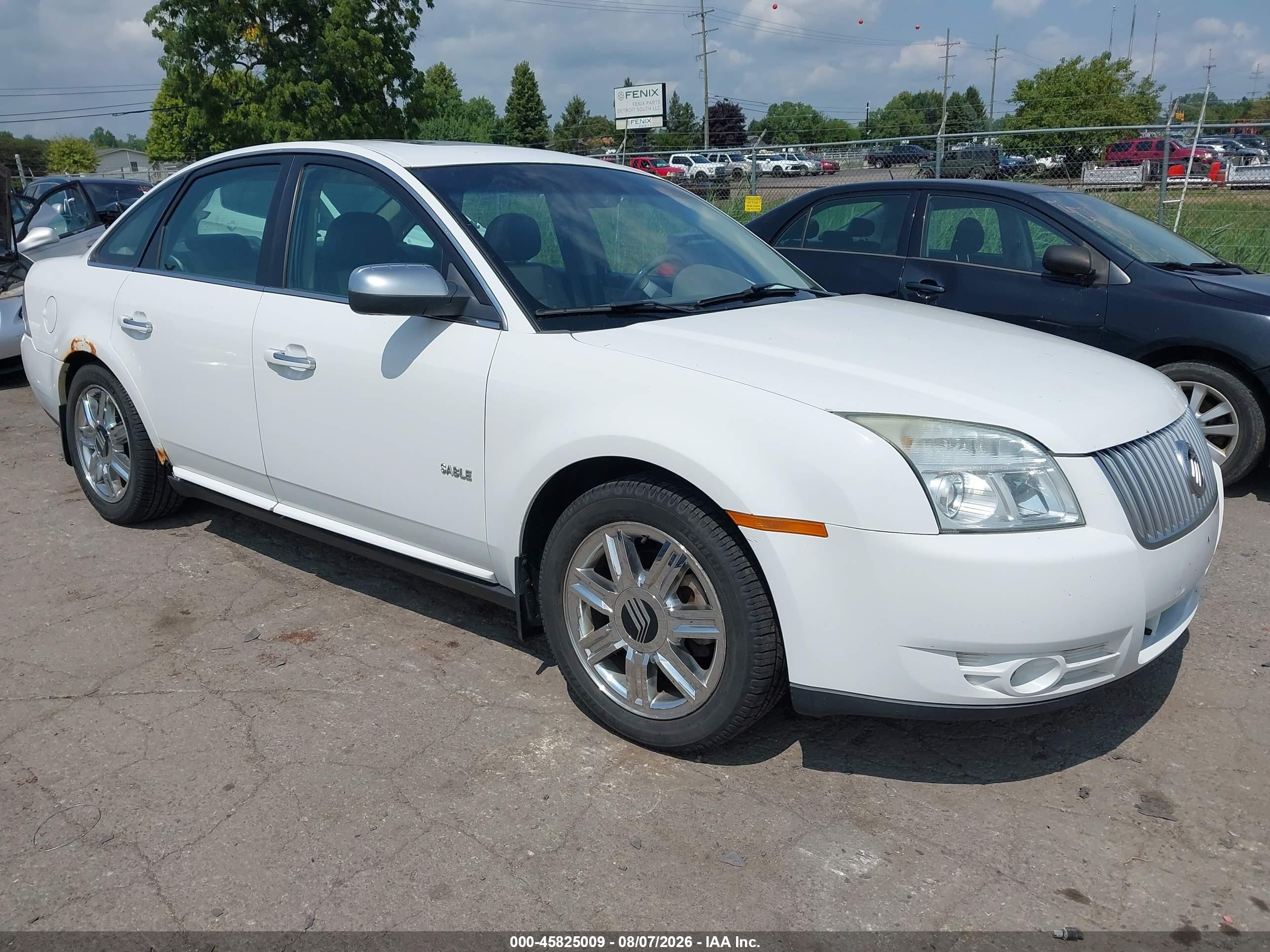 2008 Mercury Sable Premier, VIN 1MEHM42W38G622951 — Обычный износ