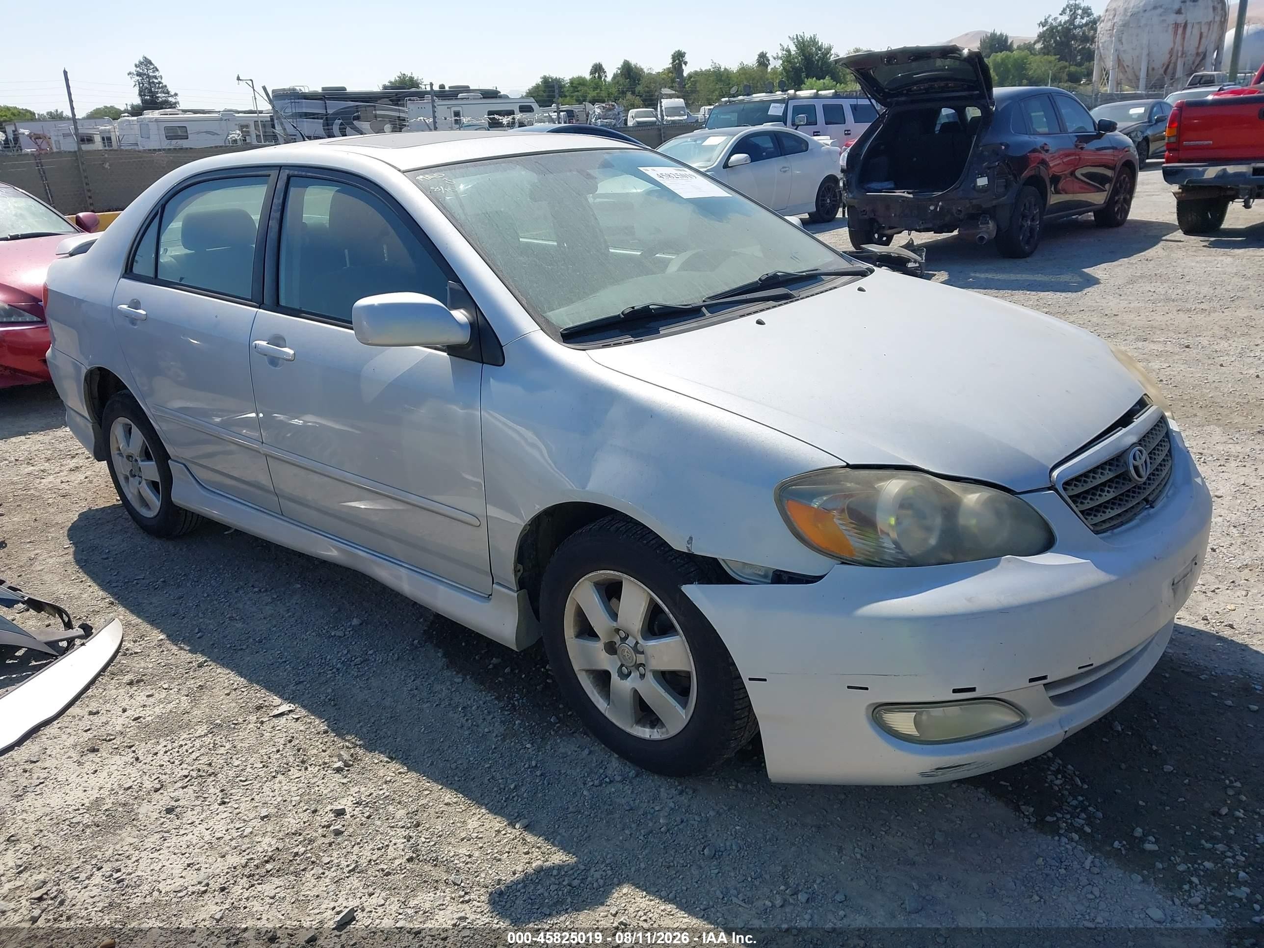 2008 Toyota Corolla LE, VIN 1NXBR30E88Z954278 — Обычный износ