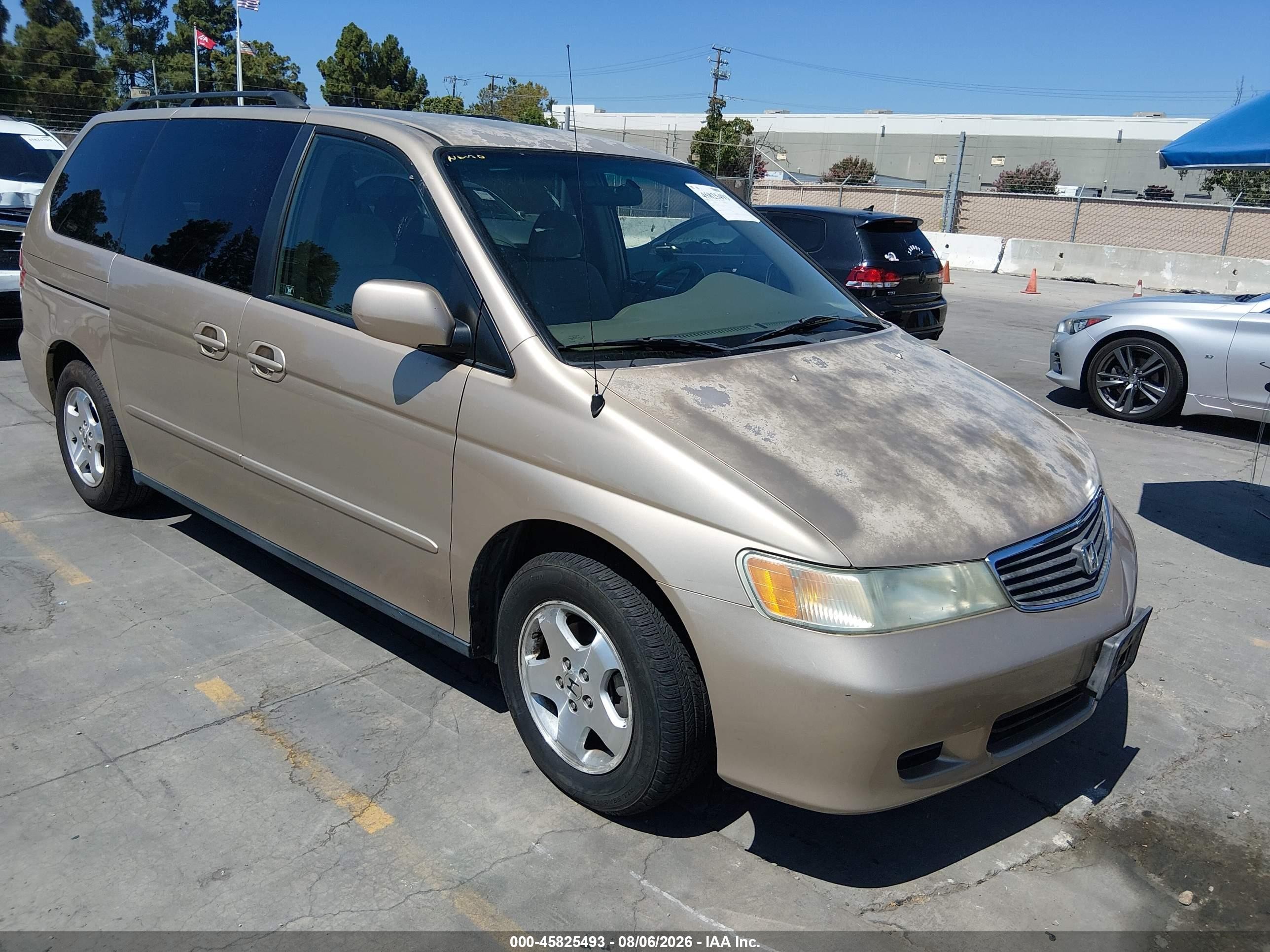 2001 Honda Odyssey EX, VIN 2HKRL18651H544527 — Normal wear