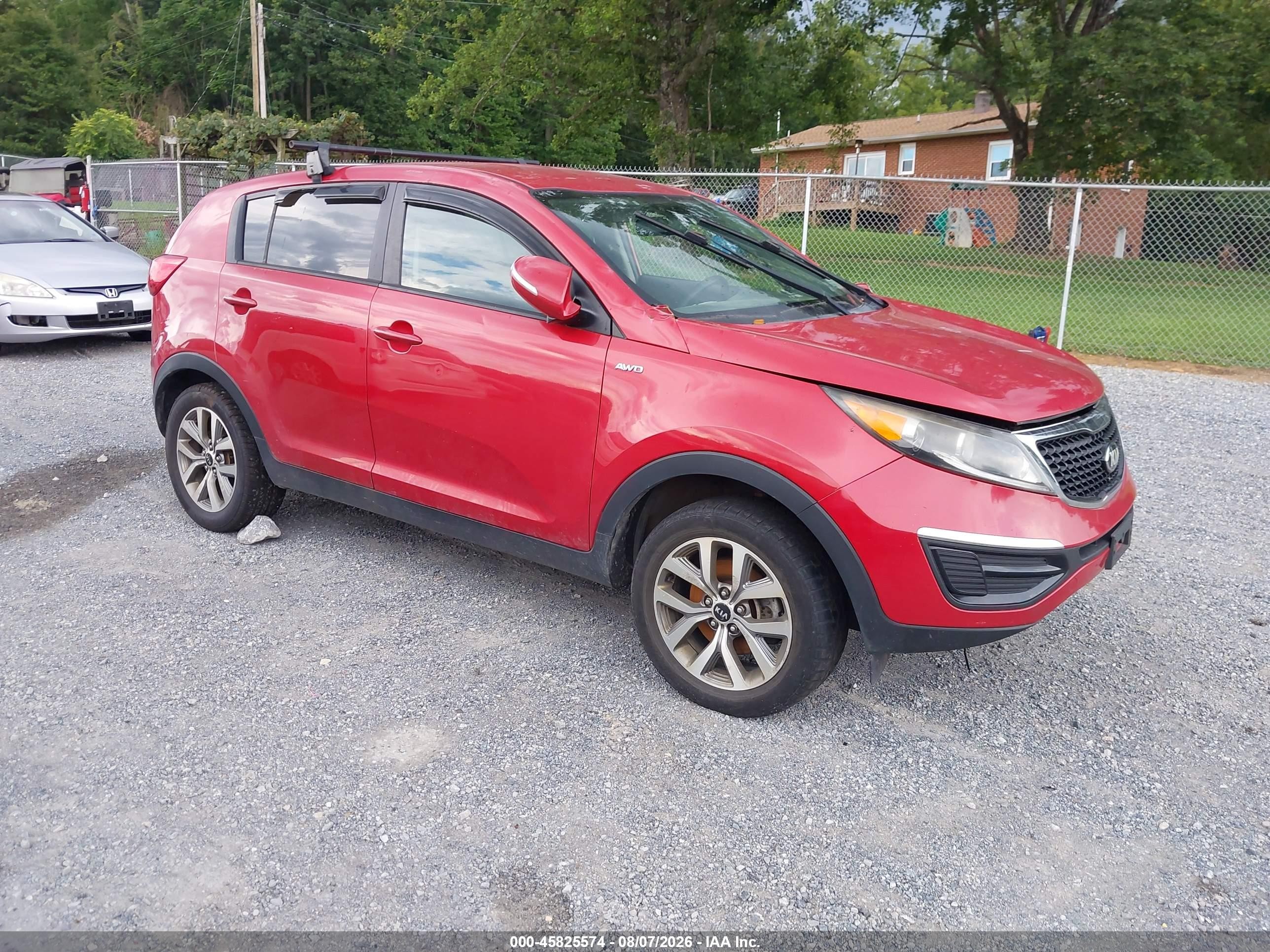 2015 Kia Sportage LX, VIN KNDPBCAC0F7699133 — Normal wear