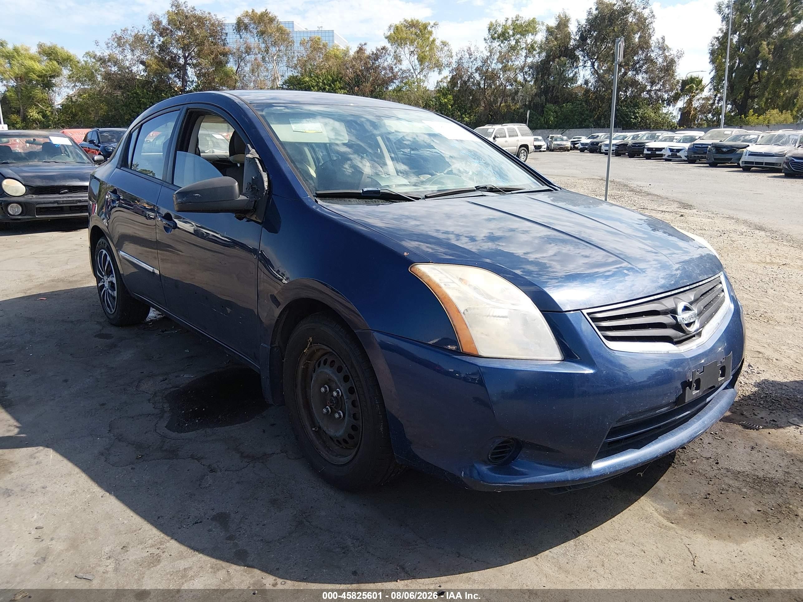2012 Nissan Sentra S, VIN 3N1AB6AP7CL782921 — Обычный износ