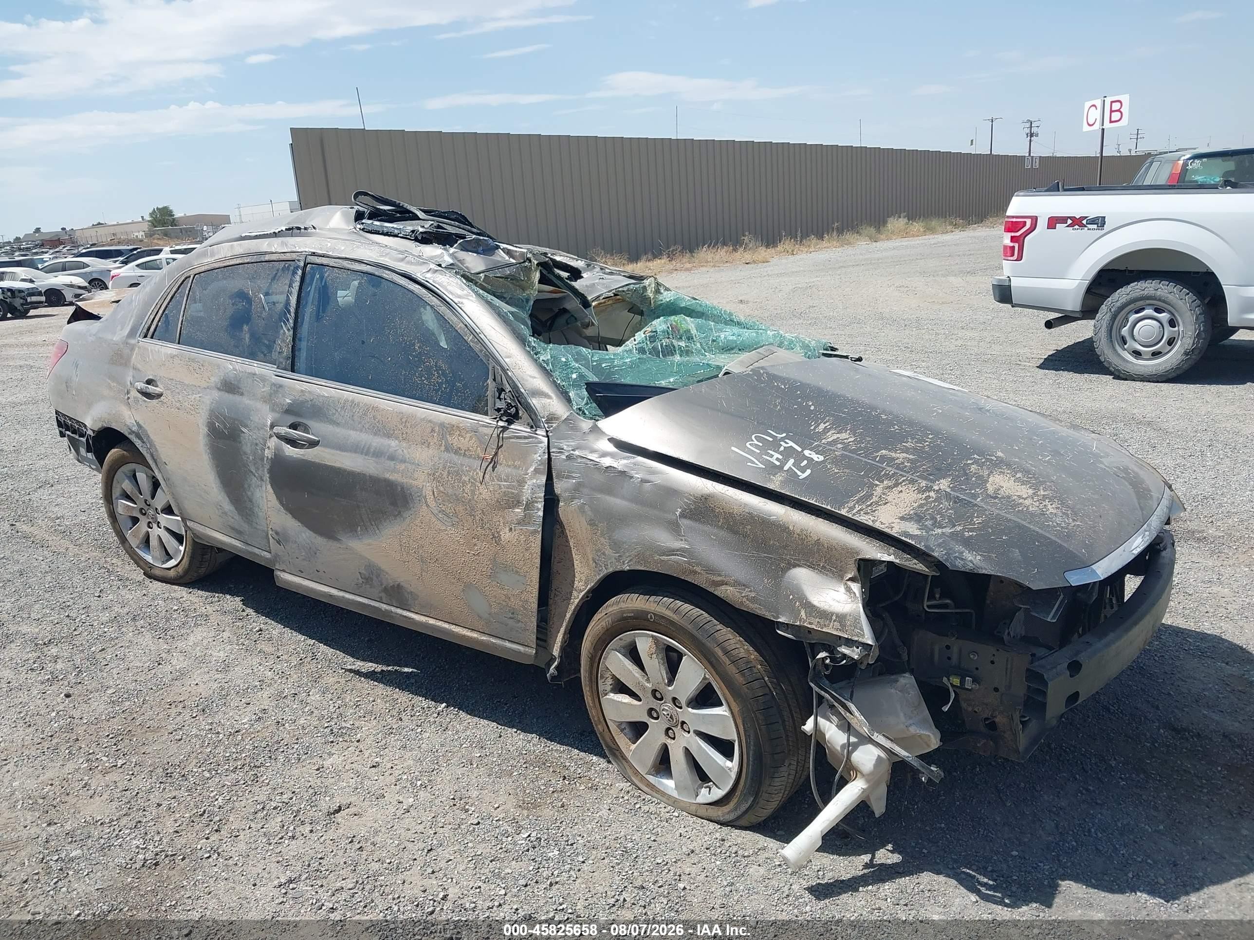 2007 Toyota Avalon XL, VIN 4T1BK36B47U197315 — Rollover