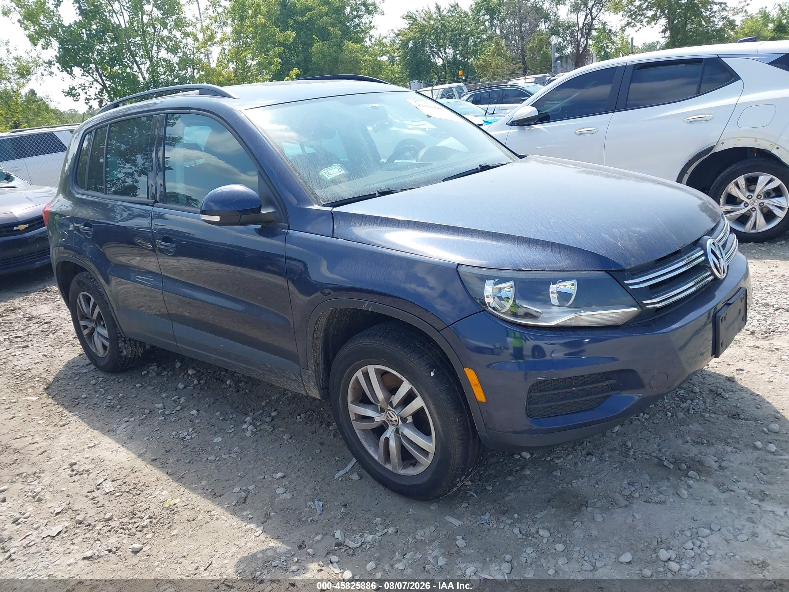 2015 Volkswagen Tiguan S, VIN WVGAV7AXXFW576027 — Обычный износ