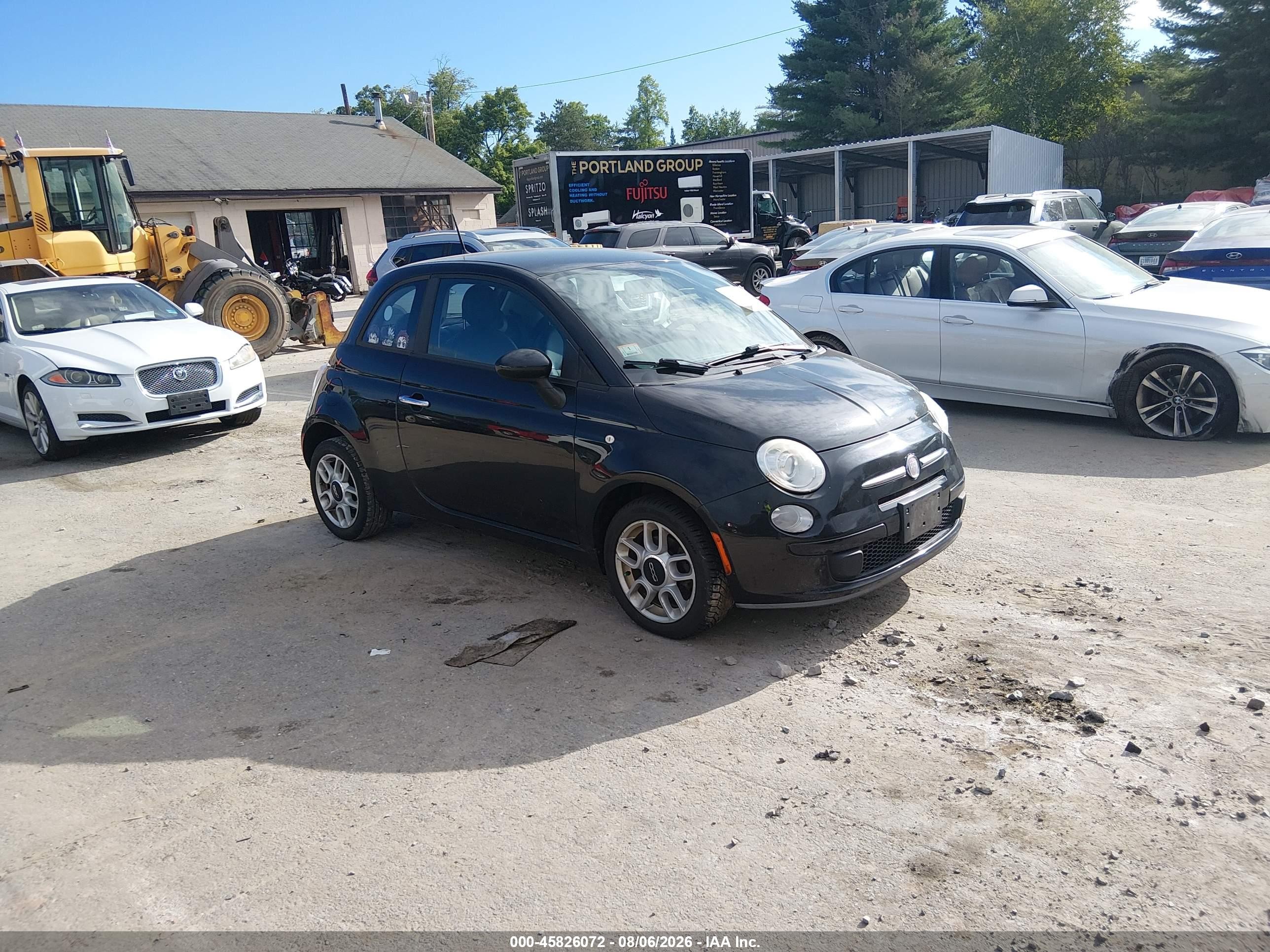 2013 FIAT 500 Pop, VIN 3C3CFFAR0DT546001 — Normal wear