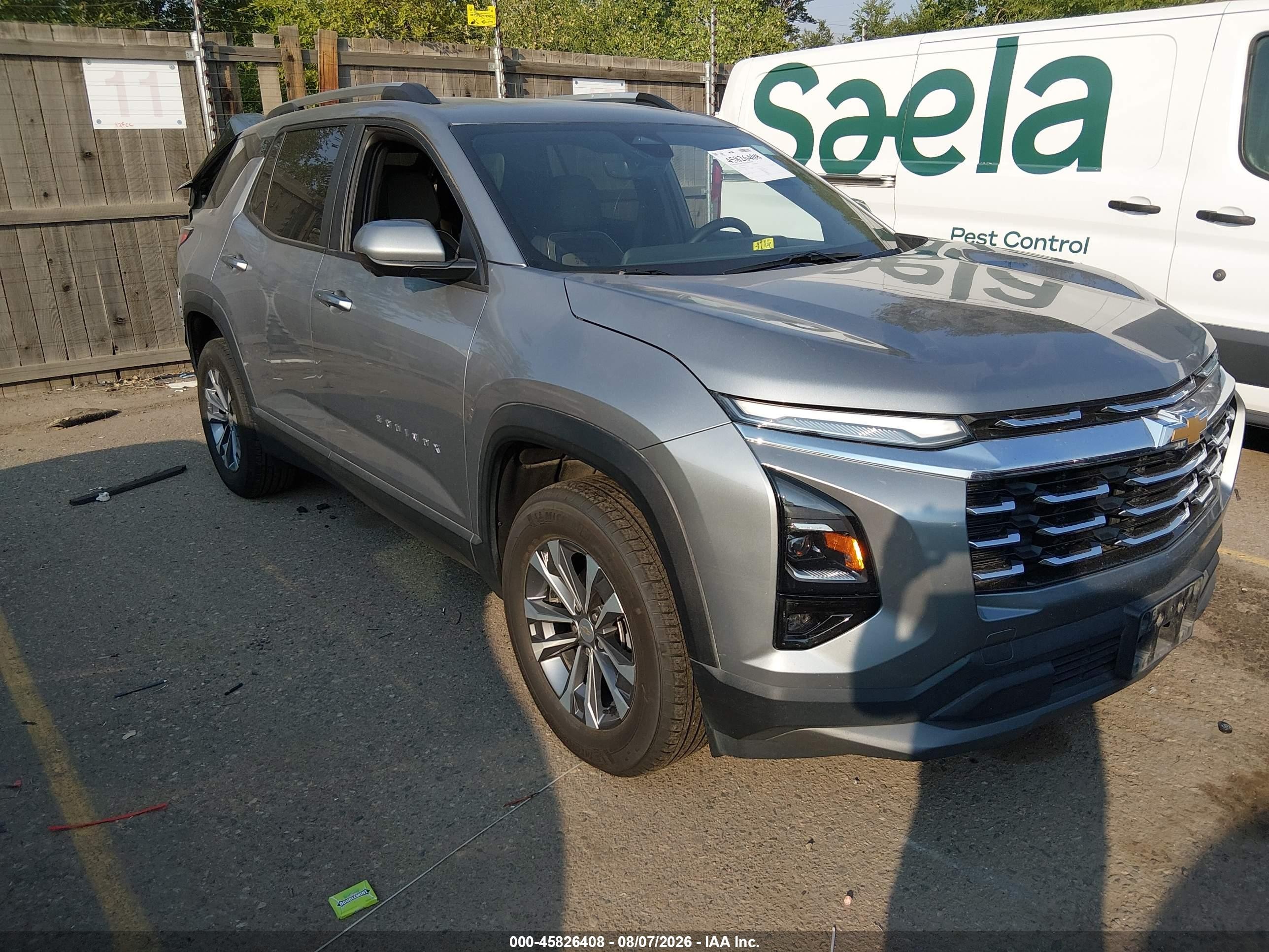 2025 Chevrolet Equinox AWD LT, VIN 3GNAXPEGXSL143128 — Rear end
