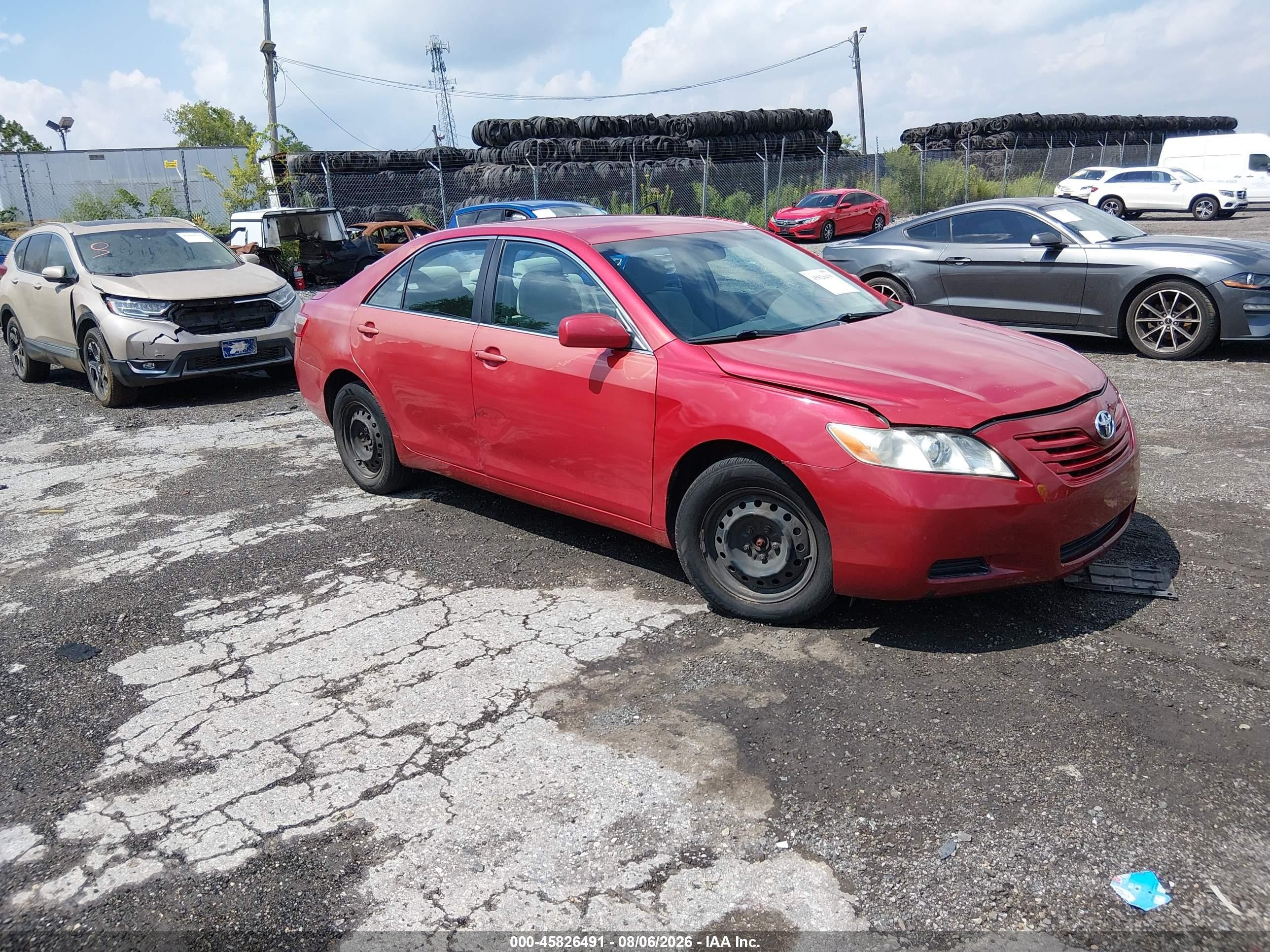 2008 Toyota Camry, VIN 4T1BE46K28U214174 — Side
