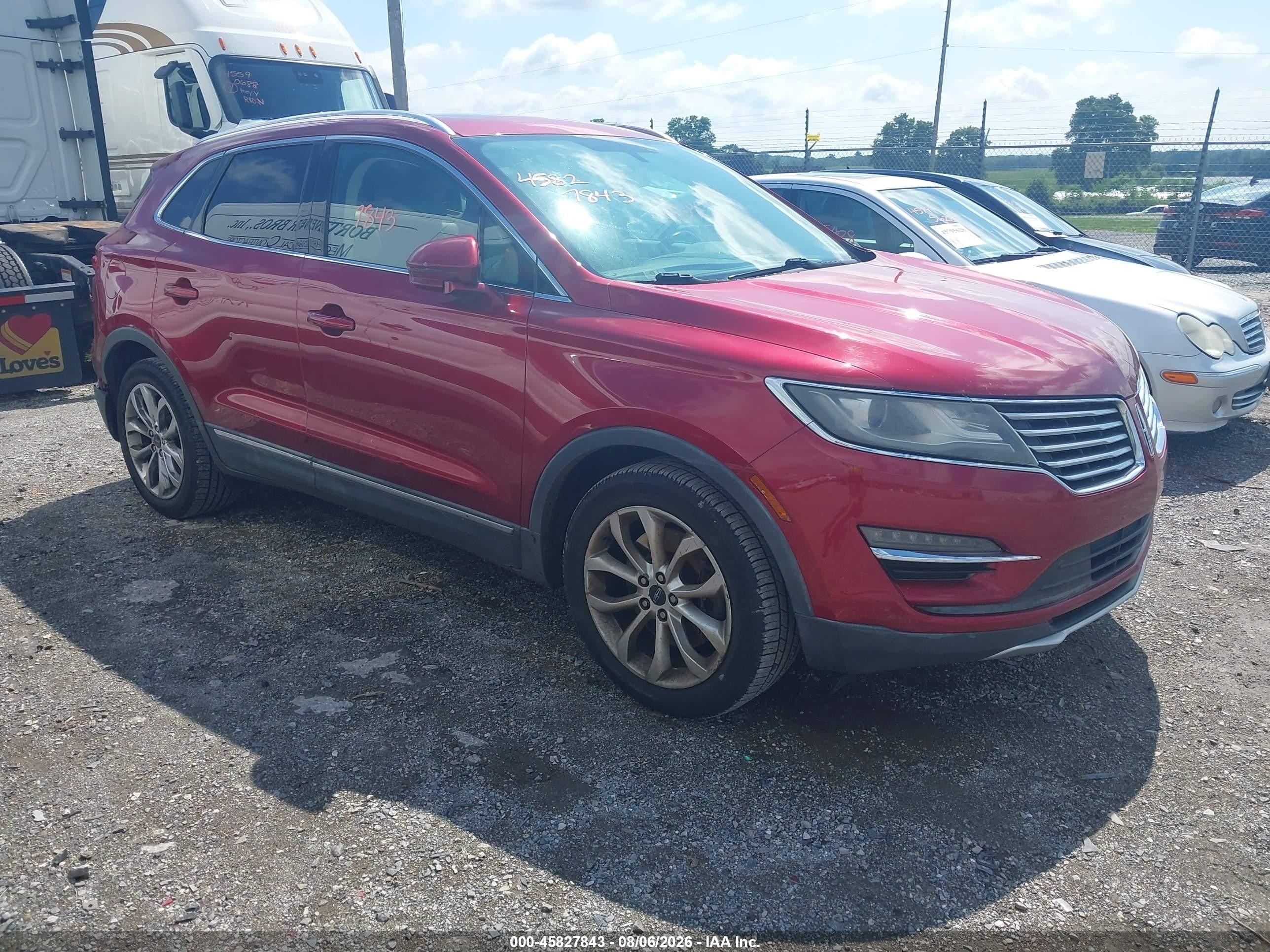 2015 Lincoln MKC, VIN 5LMCJ2A97FUJ28006 — Обычный износ