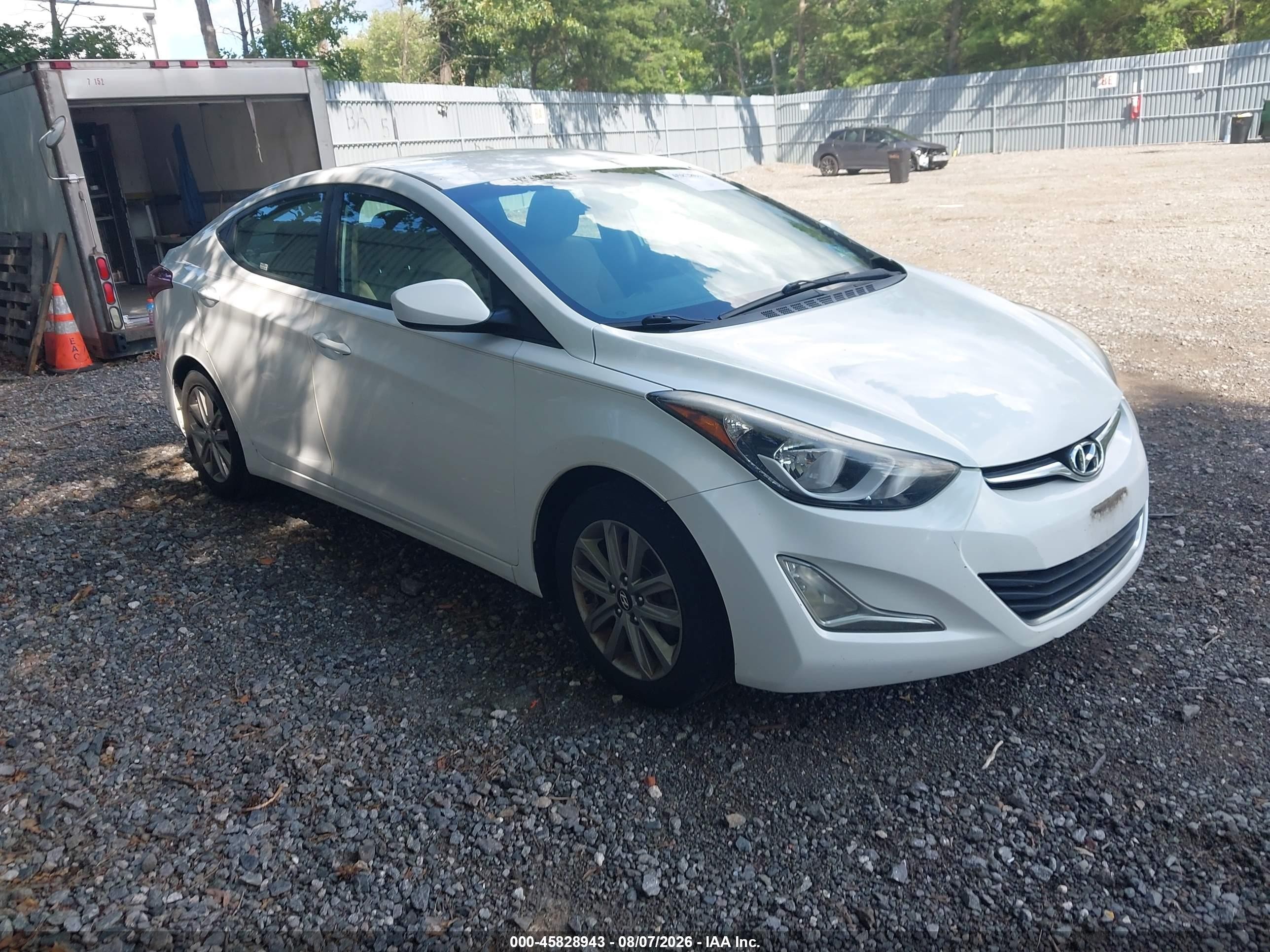 2014 Hyundai Elantra SE, VIN 5NPDH4AE6EH511993 — Normal wear
