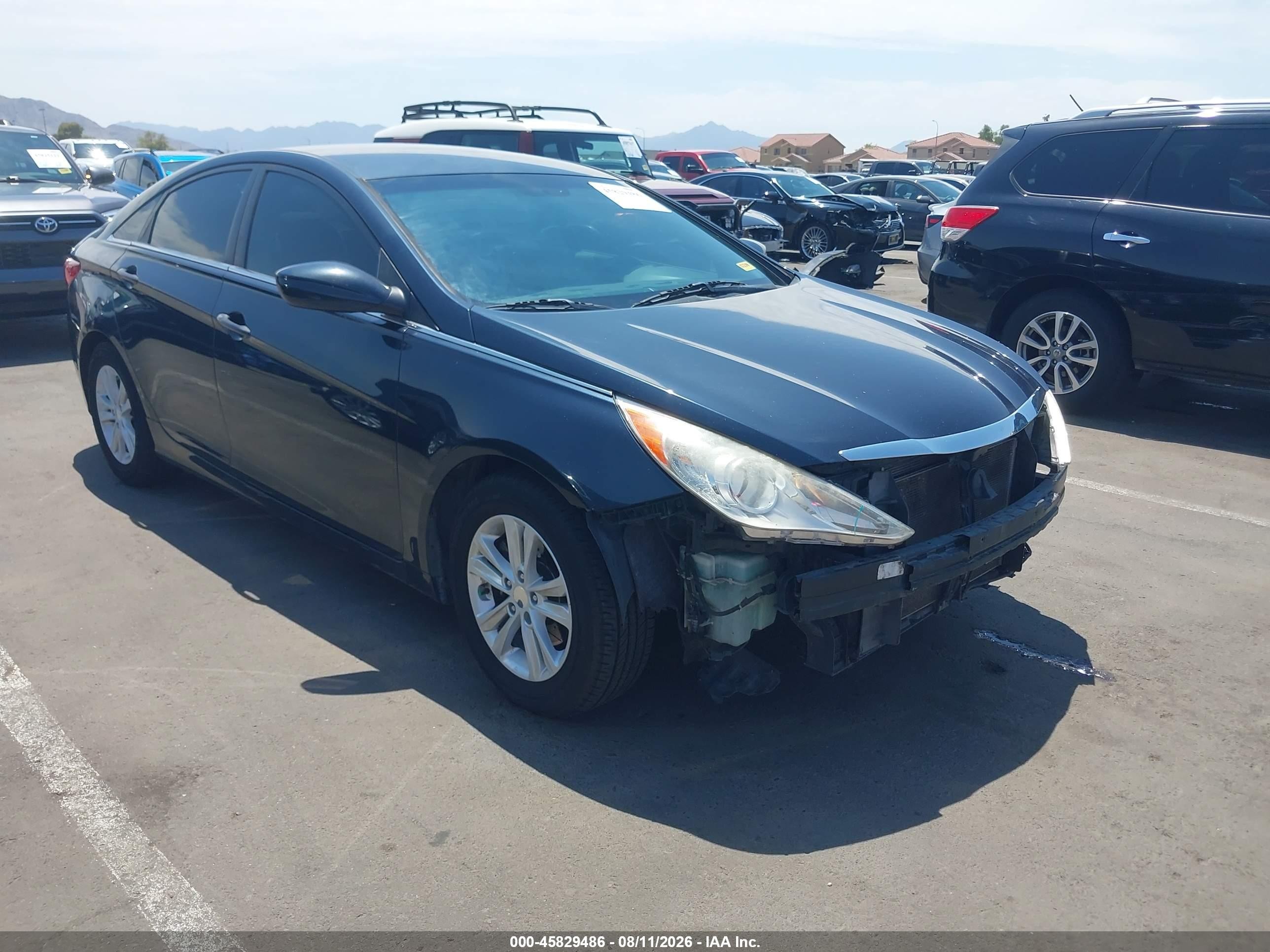 2011 Hyundai Sonata GLS, VIN 5NPEB4AC9BH190239 — Front end