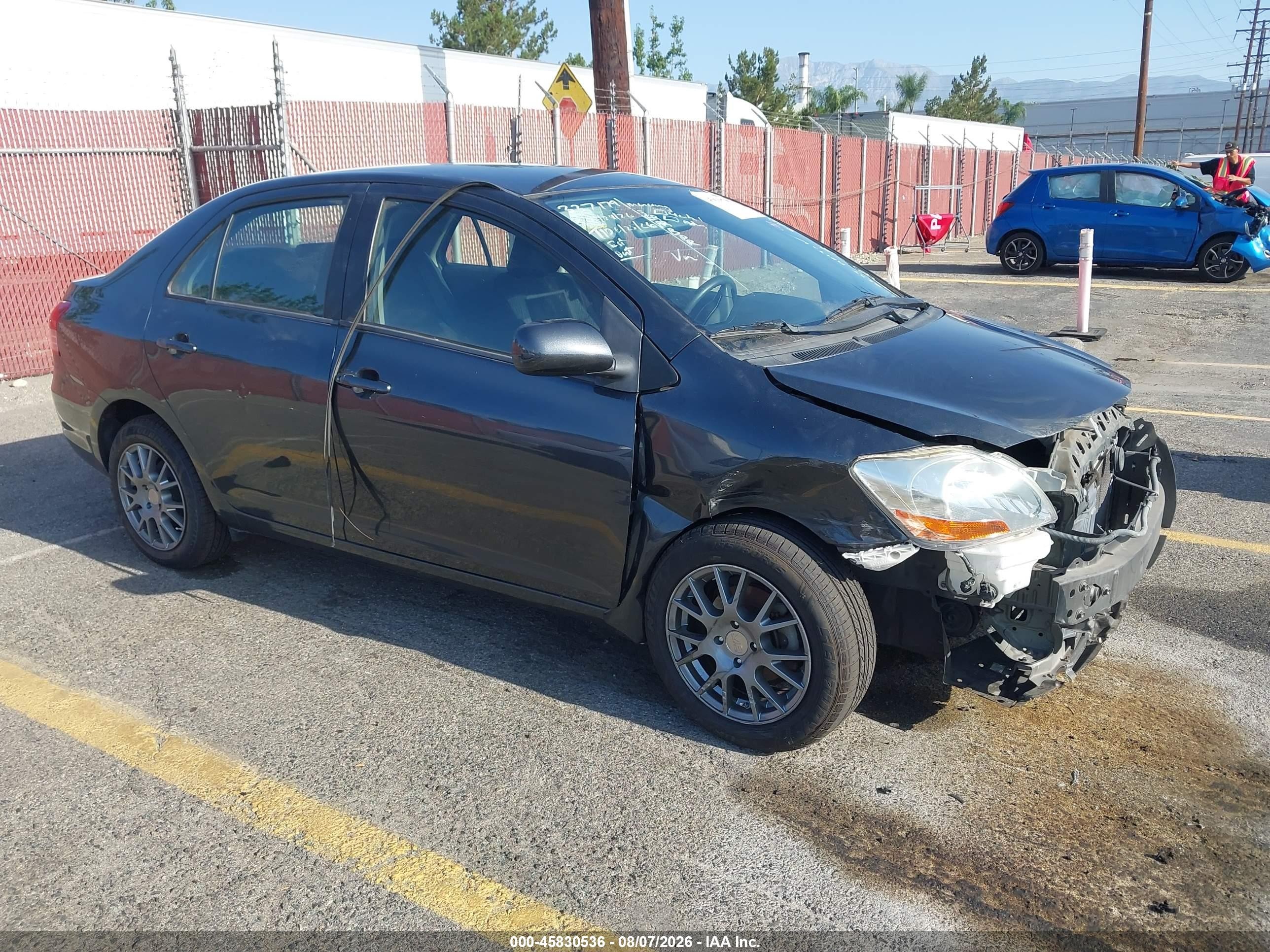 2008 Toyota Yaris, VIN JTDBT923881230693 — Front end