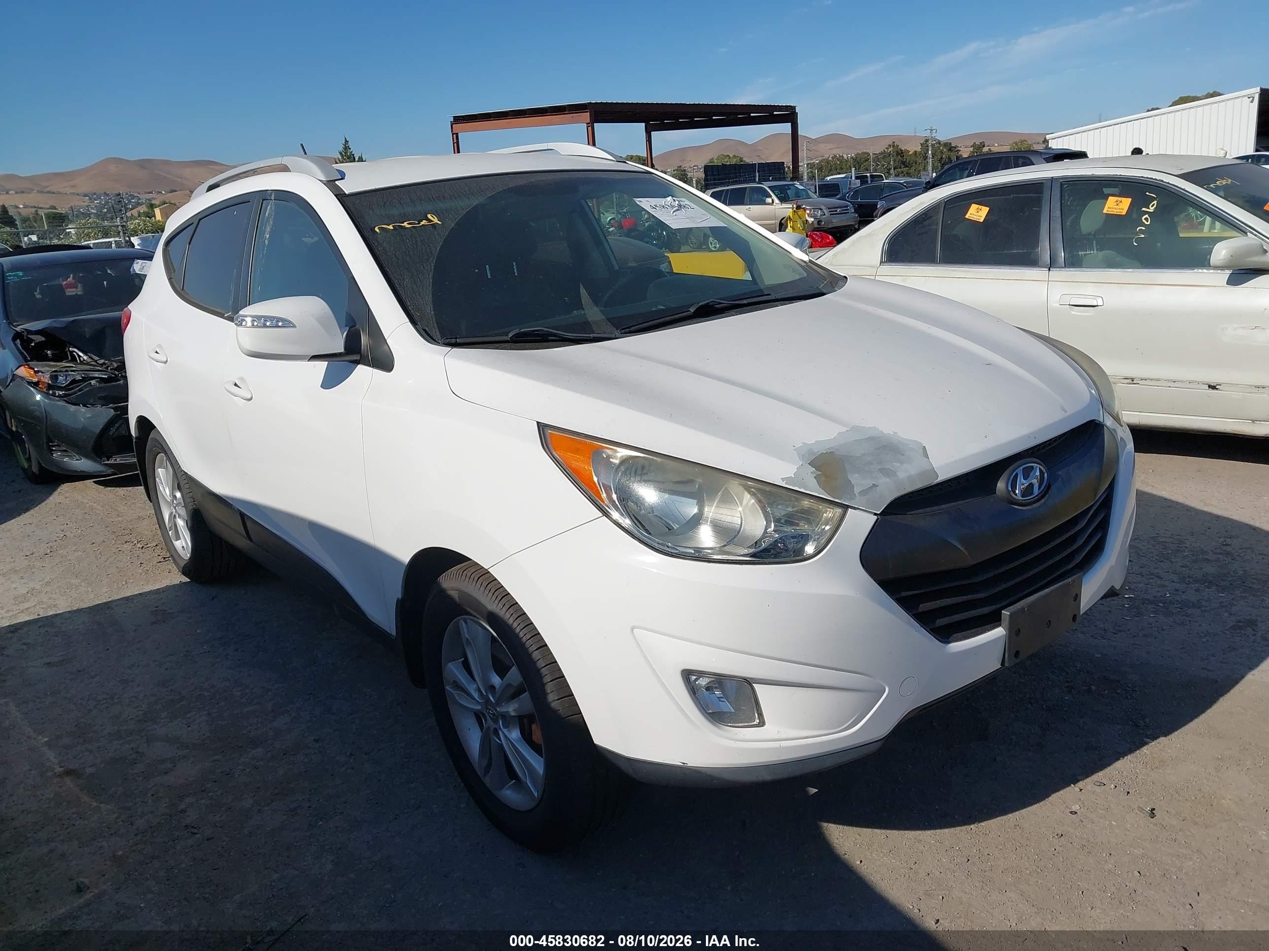 2013 Hyundai Tucson Limited, VIN KM8JU3AC2DU753901 — Normal wear