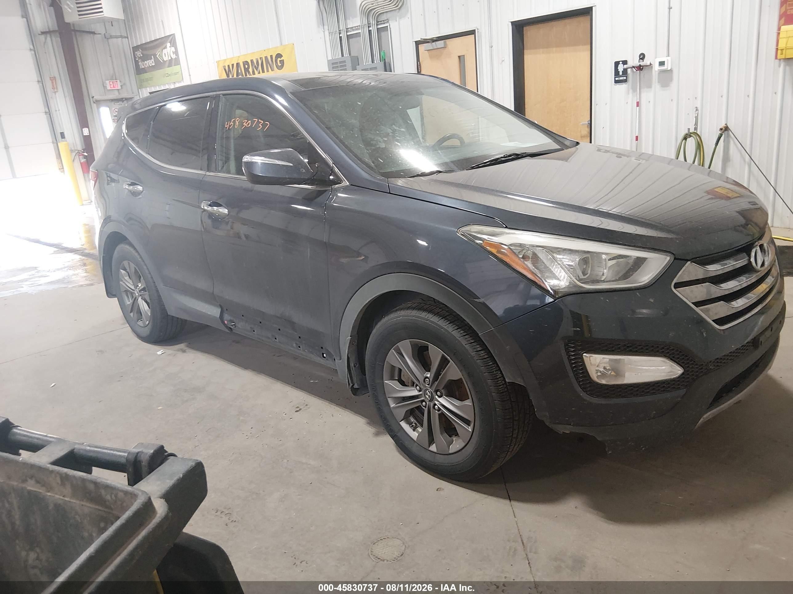 2013 Hyundai Santa Fe Sport, VIN 5XYZUDLB8DG106471 — Normal wear