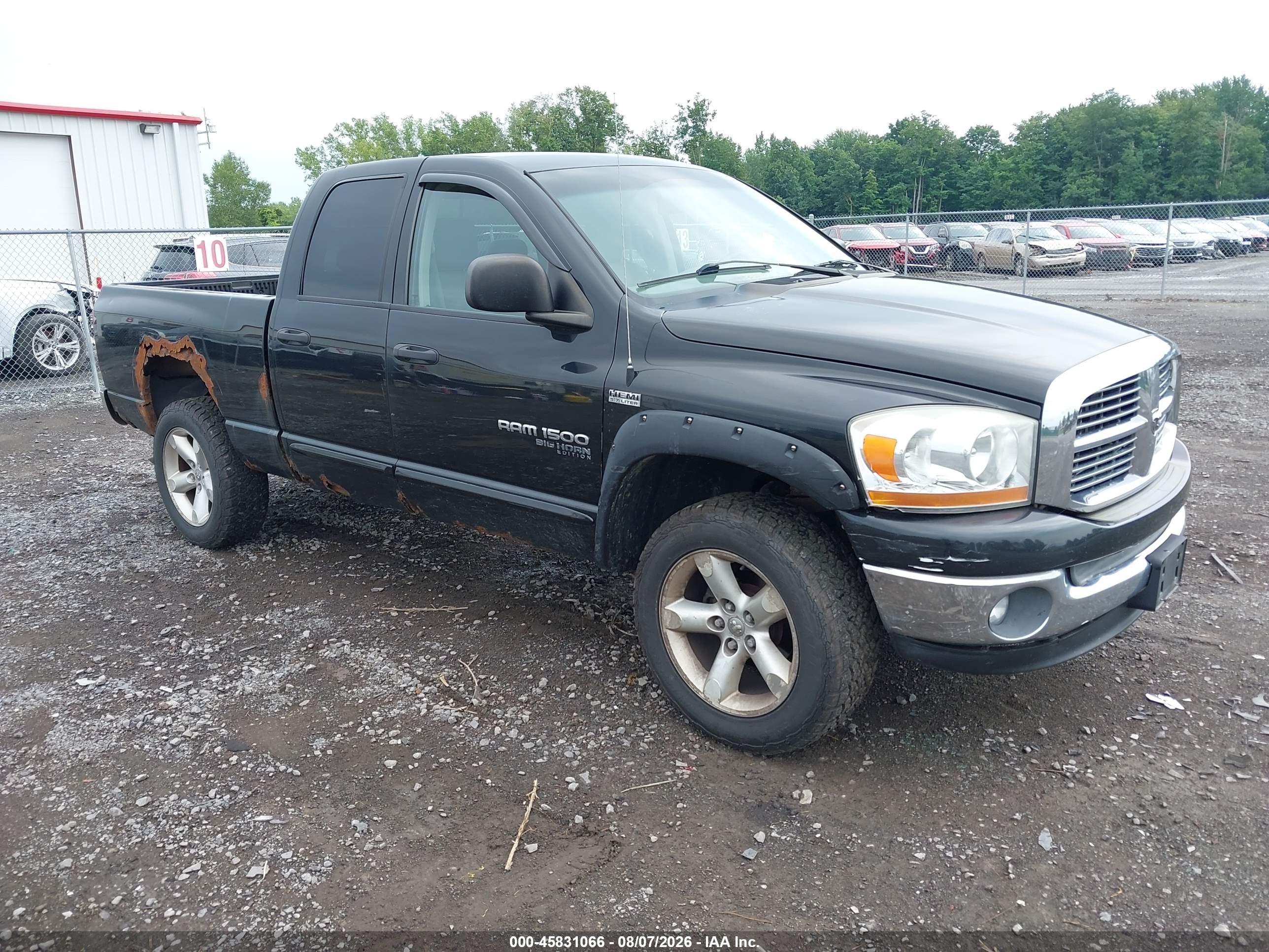 2006 Dodge 1500 SLT, VIN 1D7HU18266S648187 — Front end