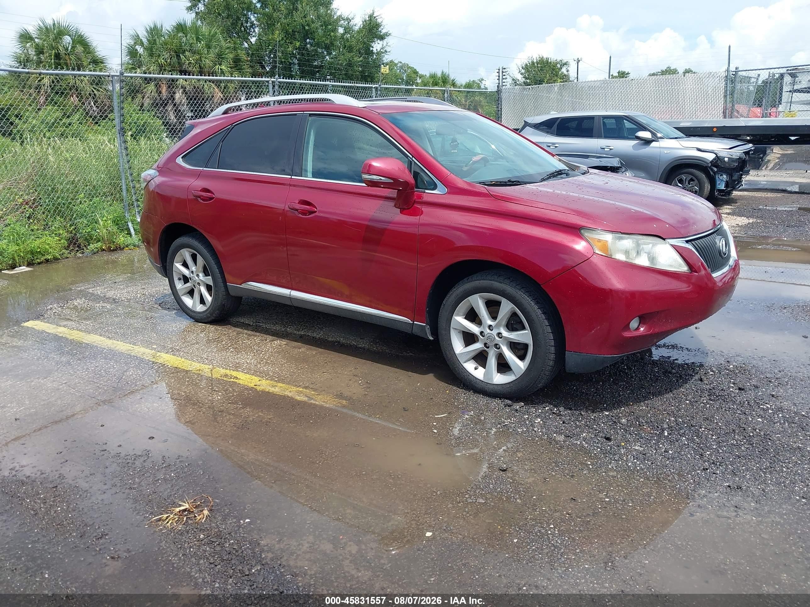 2010 Lexus RX 350, VIN 2T2ZK1BA5AC012418 — Обычный износ