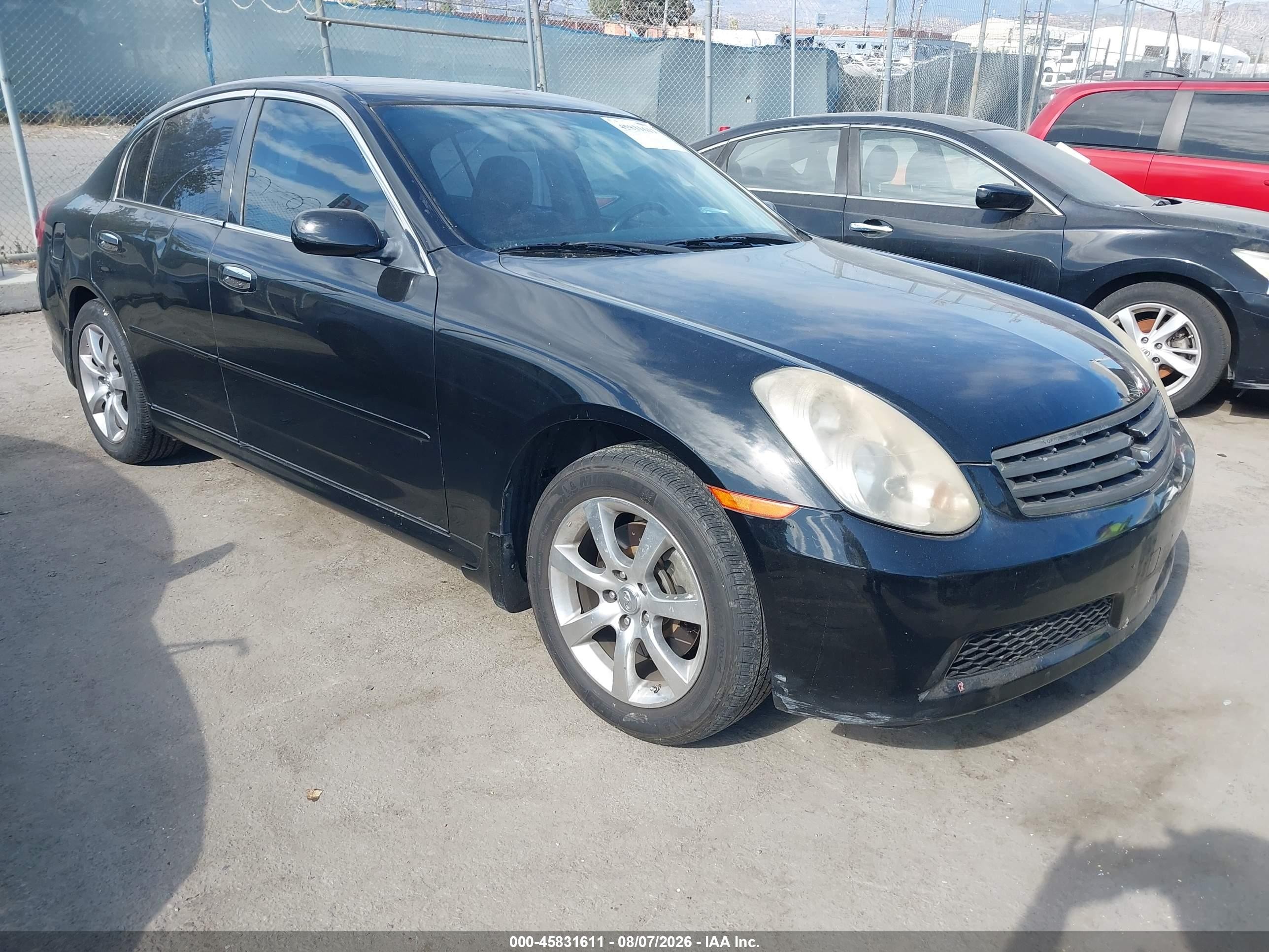 2006 Infiniti G35, VIN JNKCV51E16M519838 — Бок