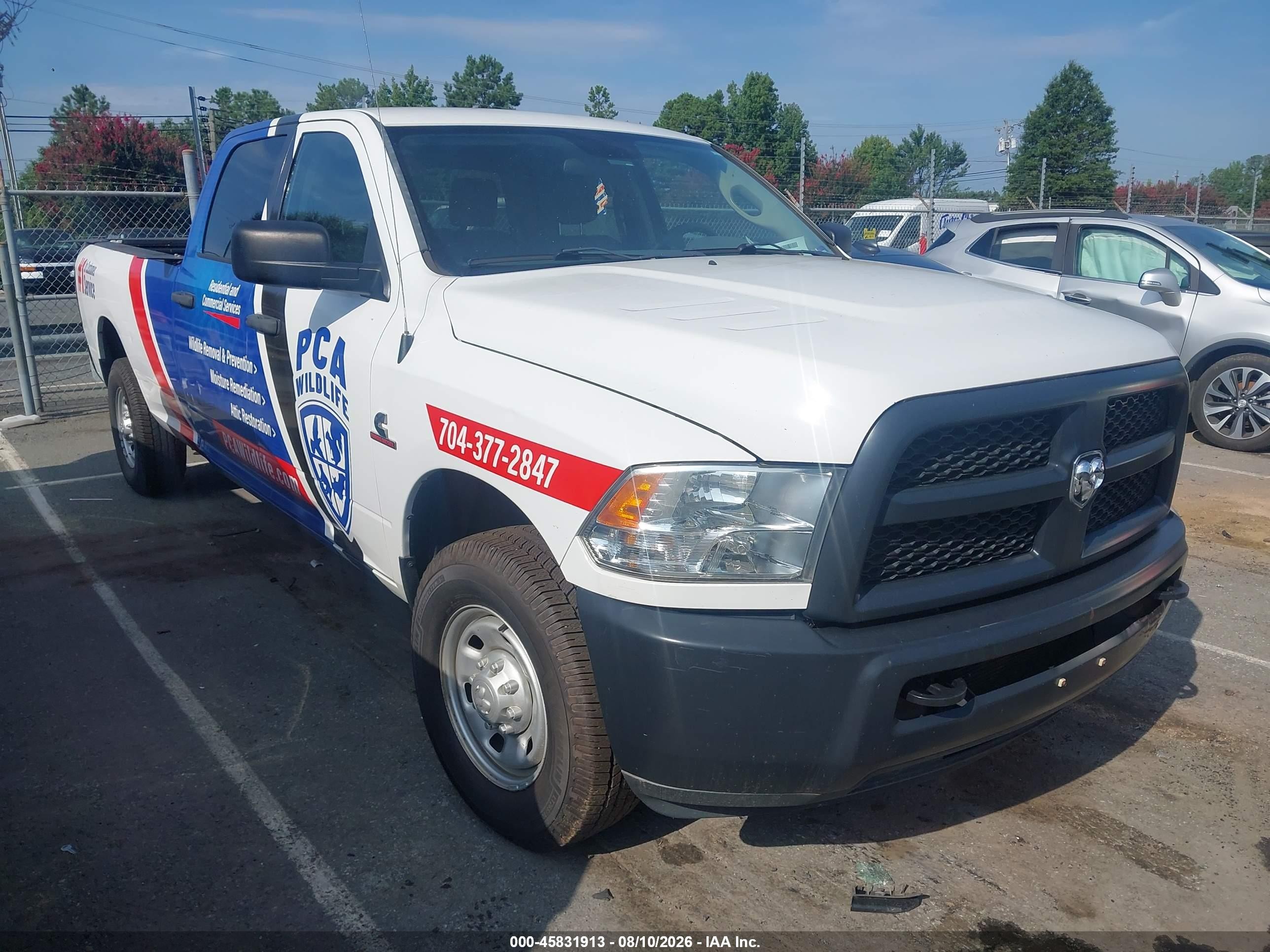 2017 Ram 2500 Tradesman, VIN 3C6UR4HLXHG635982 — Обычный износ
