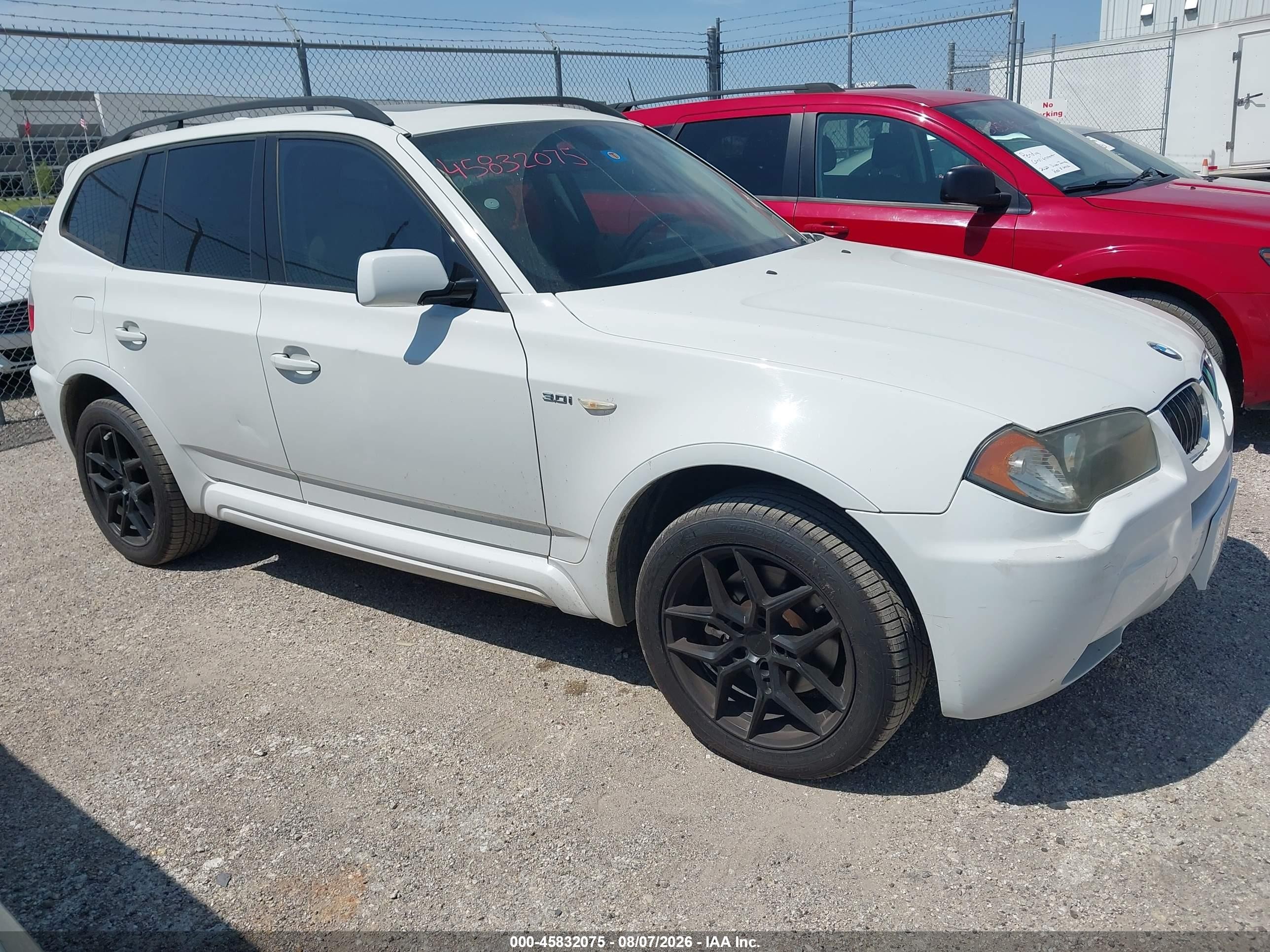 2006 BMW X3 3.0i, VIN WBXPA93496WG84671 — Бок