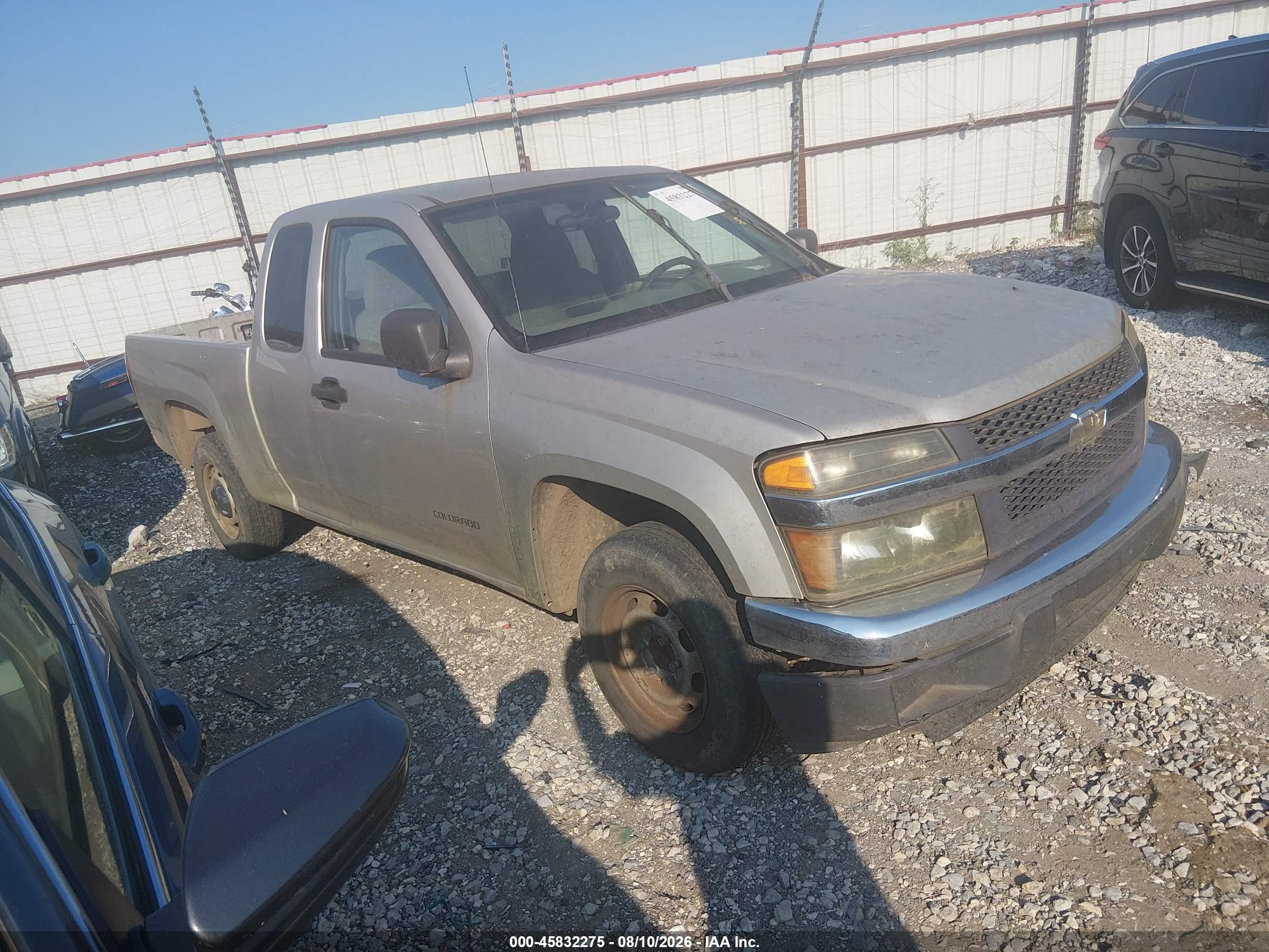 2005 Chevrolet Colorado Z85, VIN 1GCCS198758272236 — Normal wear