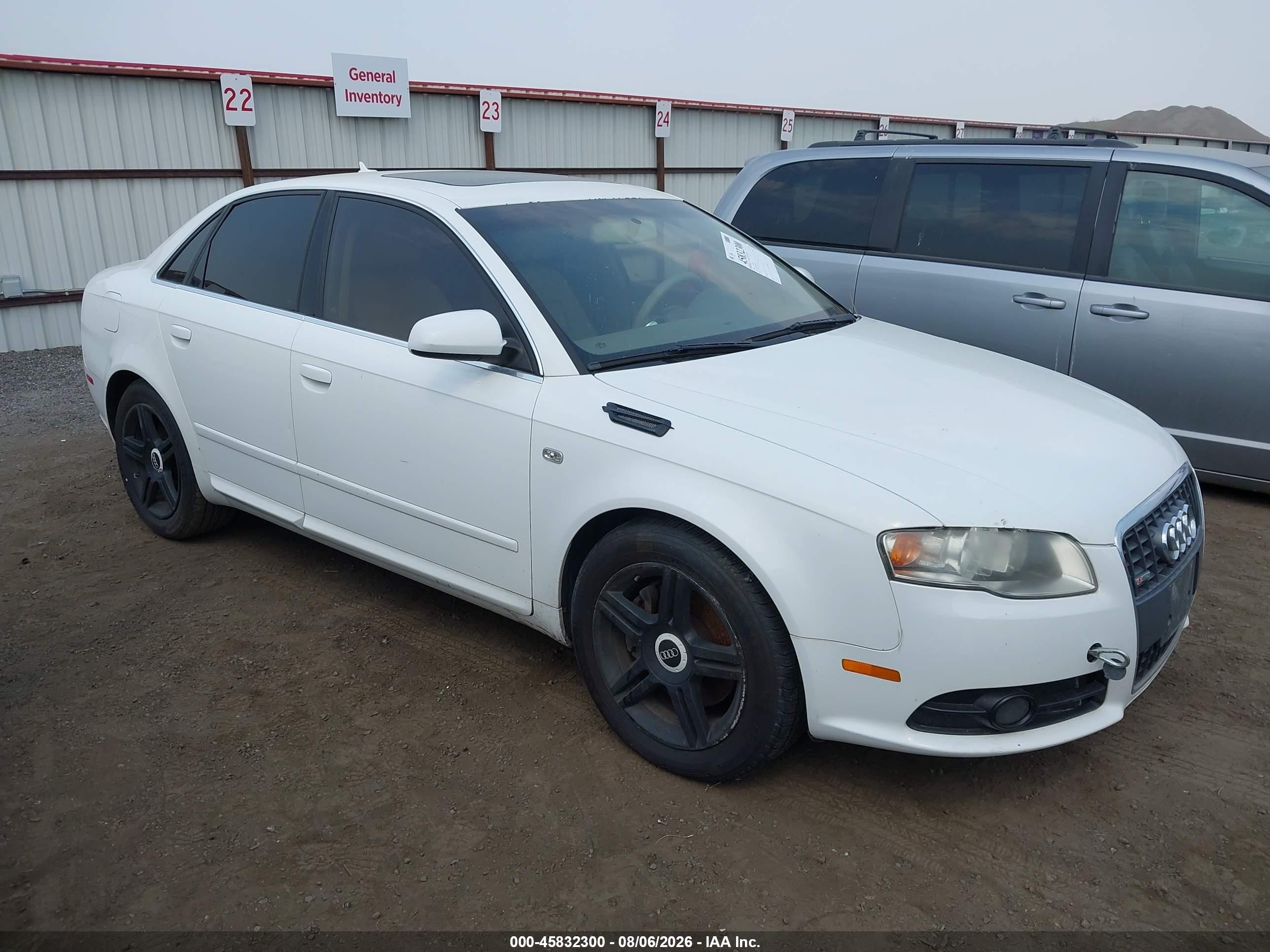 2008 Audi A4 2.0T, VIN WAUAF78E38A009340 — Normal wear