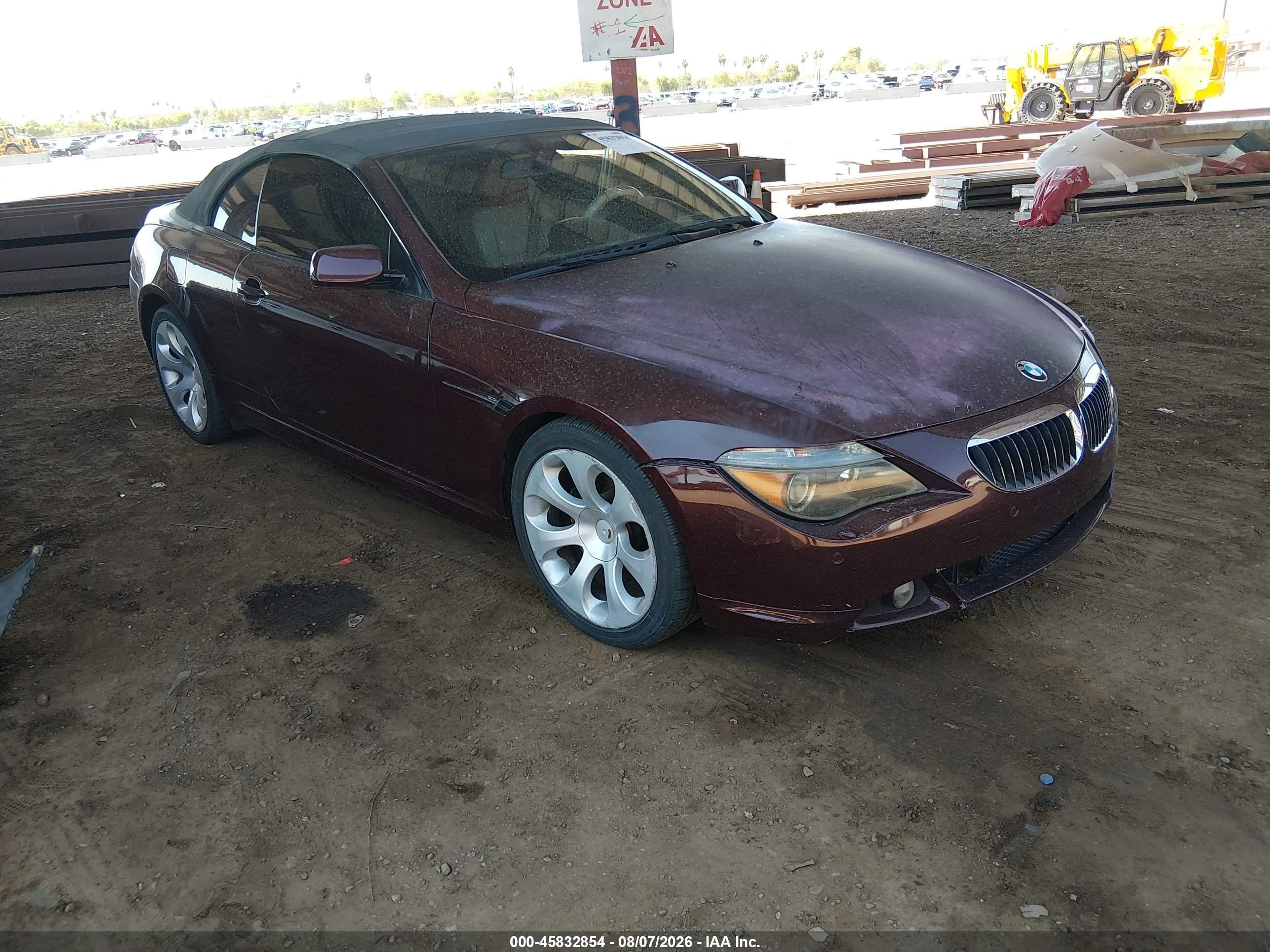 2006 BMW 6 Series 650Ci, VIN WBAEK13416CN76477 — Обычный износ