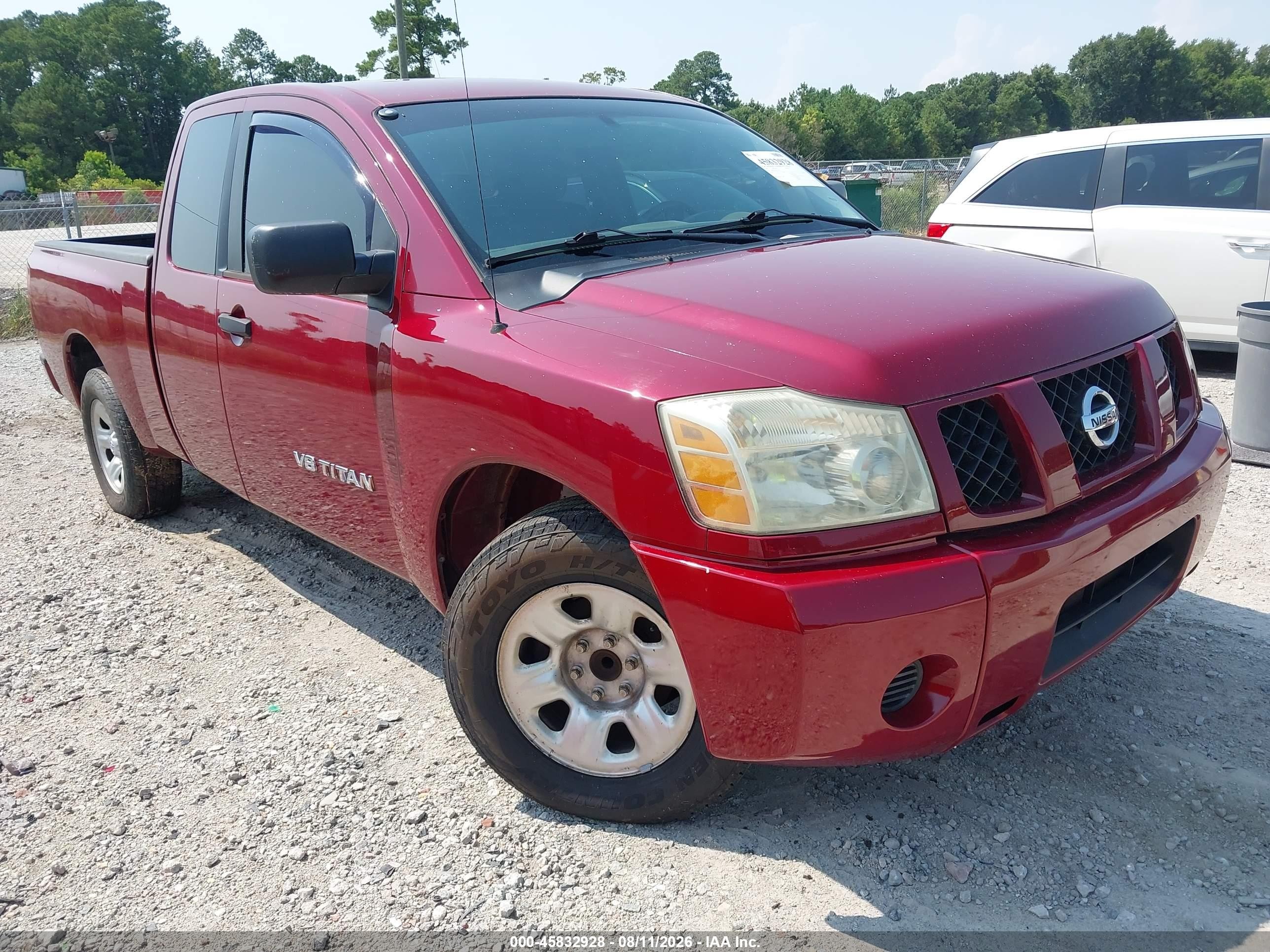 2007 Nissan Titan SE, VIN 1N6BA06A07N221260 — Normal wear