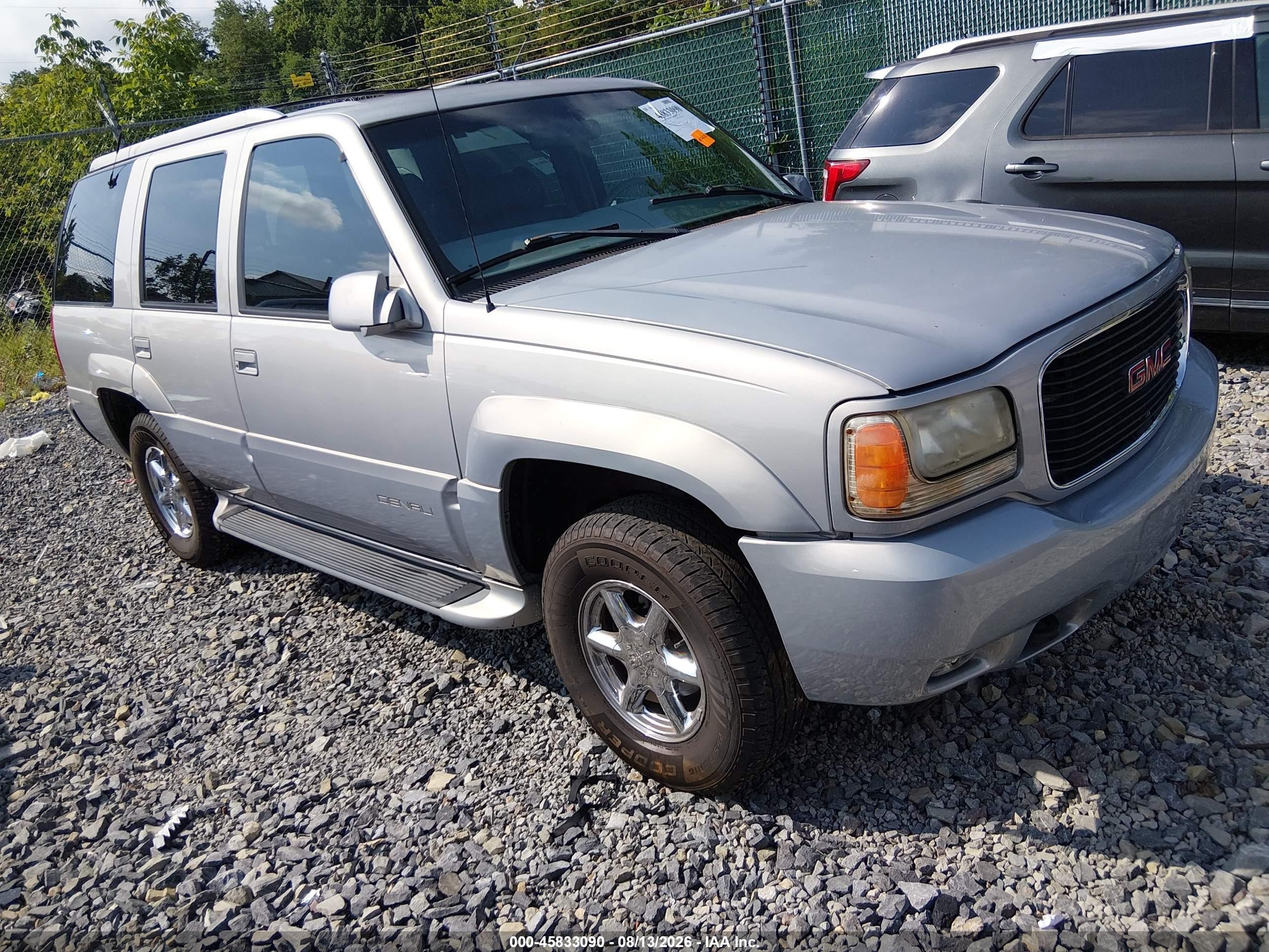 2000 GMC Denali, VIN 1GKEK13R6YR118064 — Обычный износ