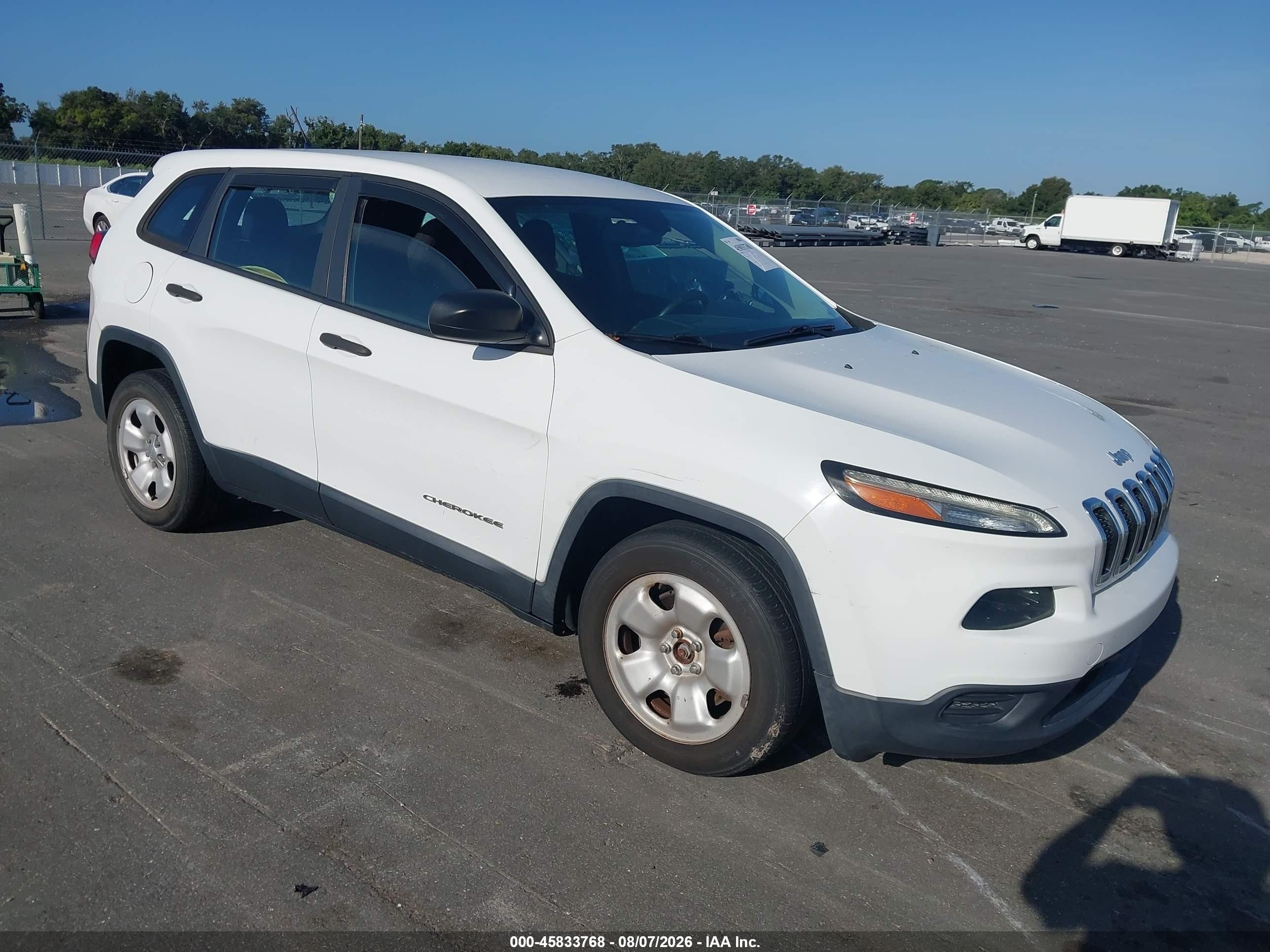 2014 Jeep Cherokee Sport, VIN 1C4PJLABXEW104593 — Обычный износ