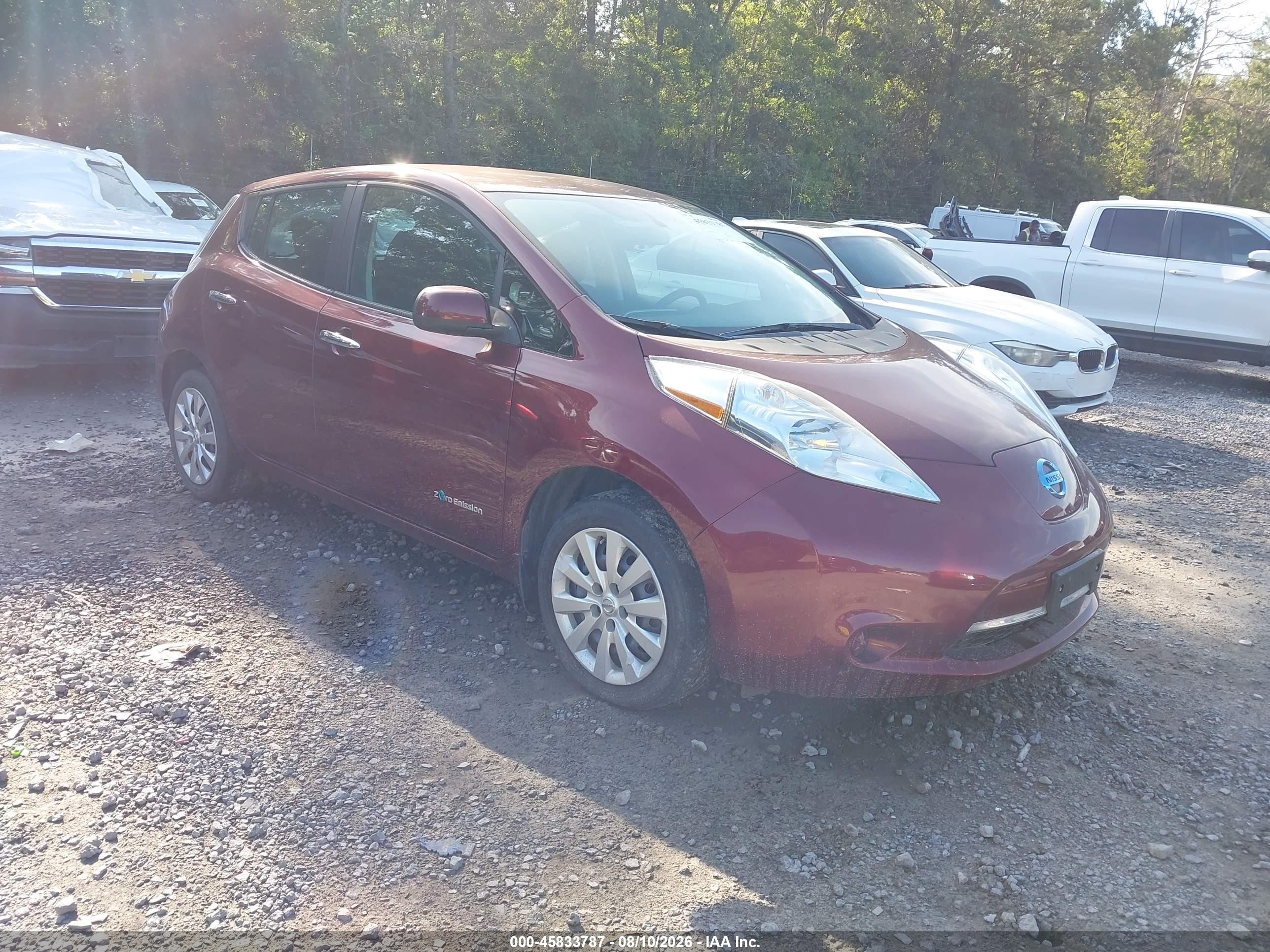 2016 Nissan LEAF S, VIN 1N4BZ0CP0GC314527 — Обычный износ