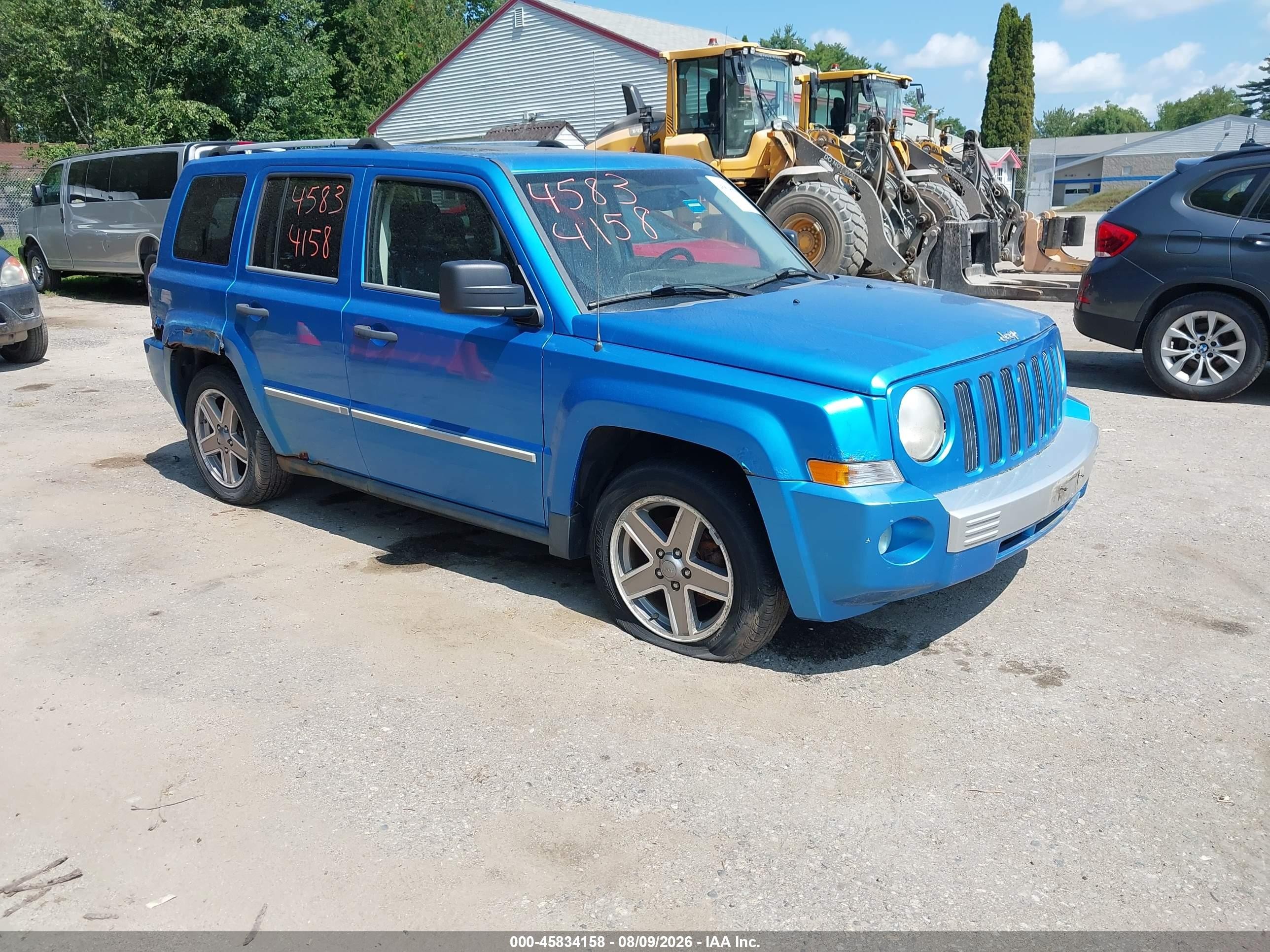 2008 Jeep Patriot Limited, VIN 1J8FF48W88D540072 — Normal wear