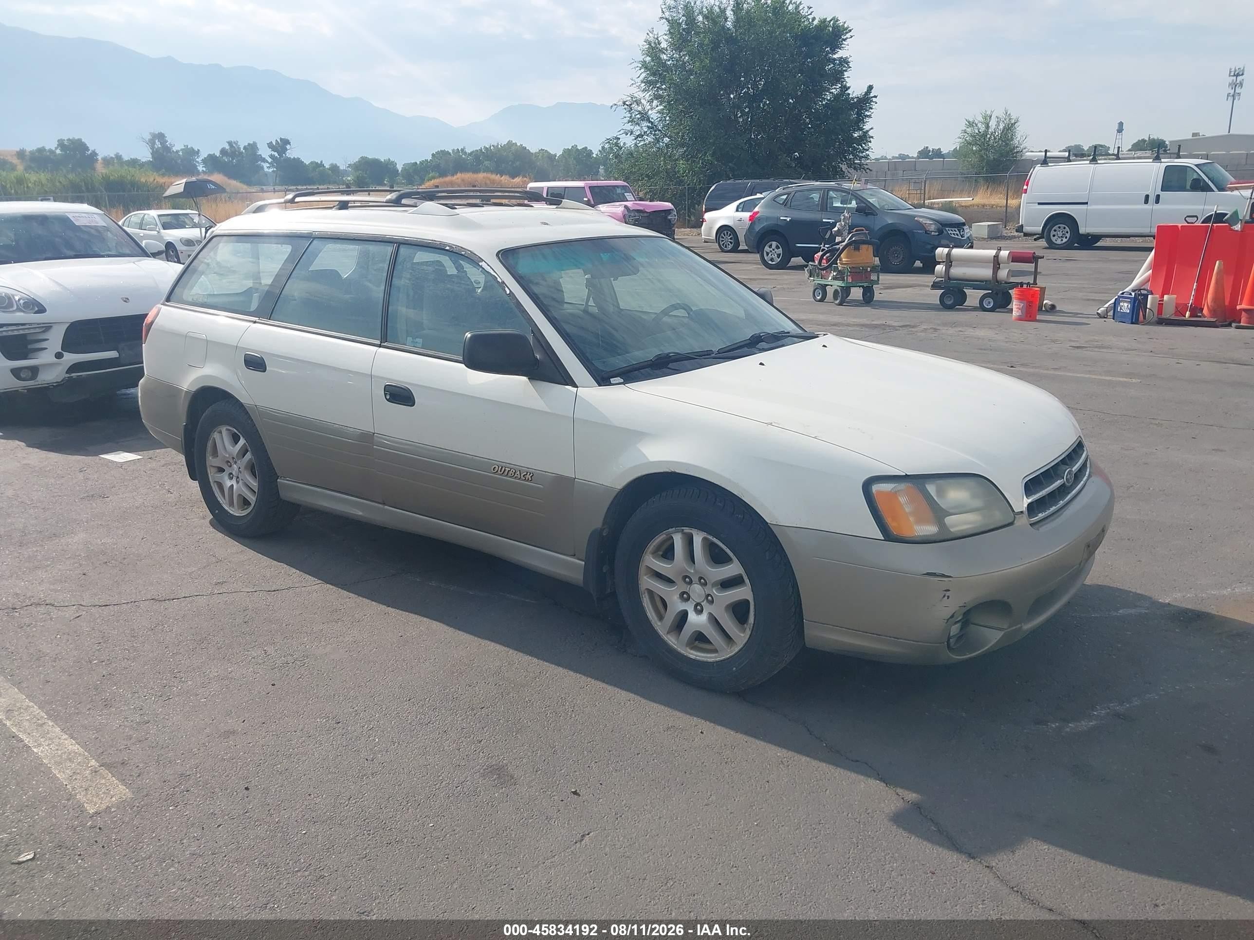 2002 Subaru Legacy Outback, VIN 4S3BH665X26651000 — Normal wear