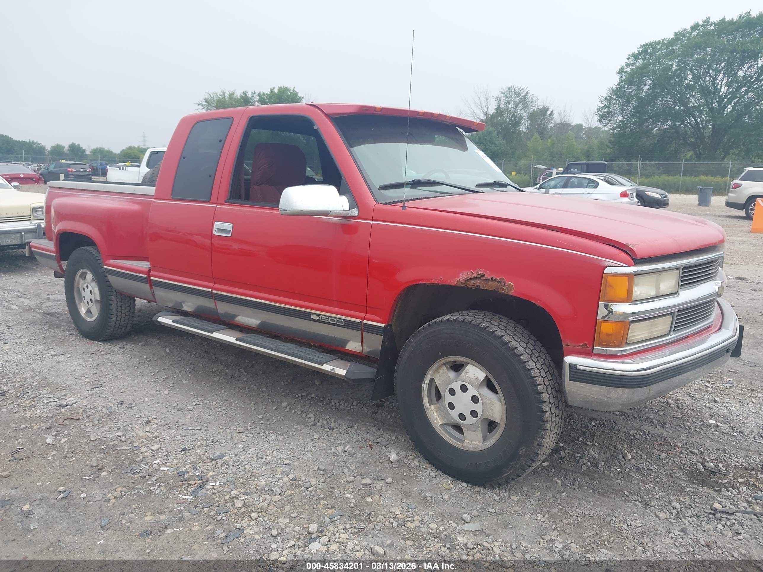 1995 Chevrolet K1500, VIN 2GBEK19K2S1307224 — Обычный износ