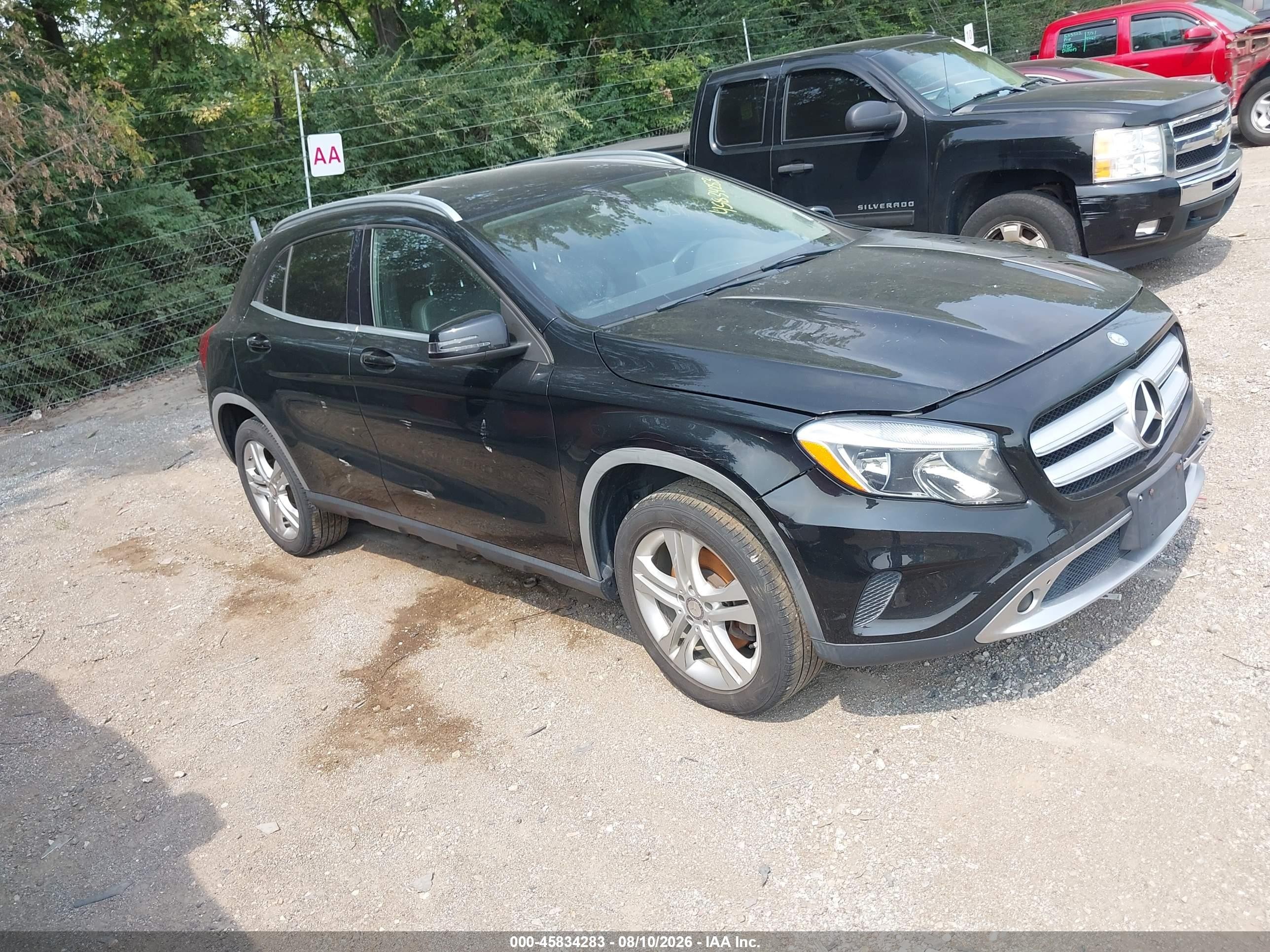 2015 Mercedes-Benz GLA 250, VIN WDCTG4GB1FJ091302 — Front end