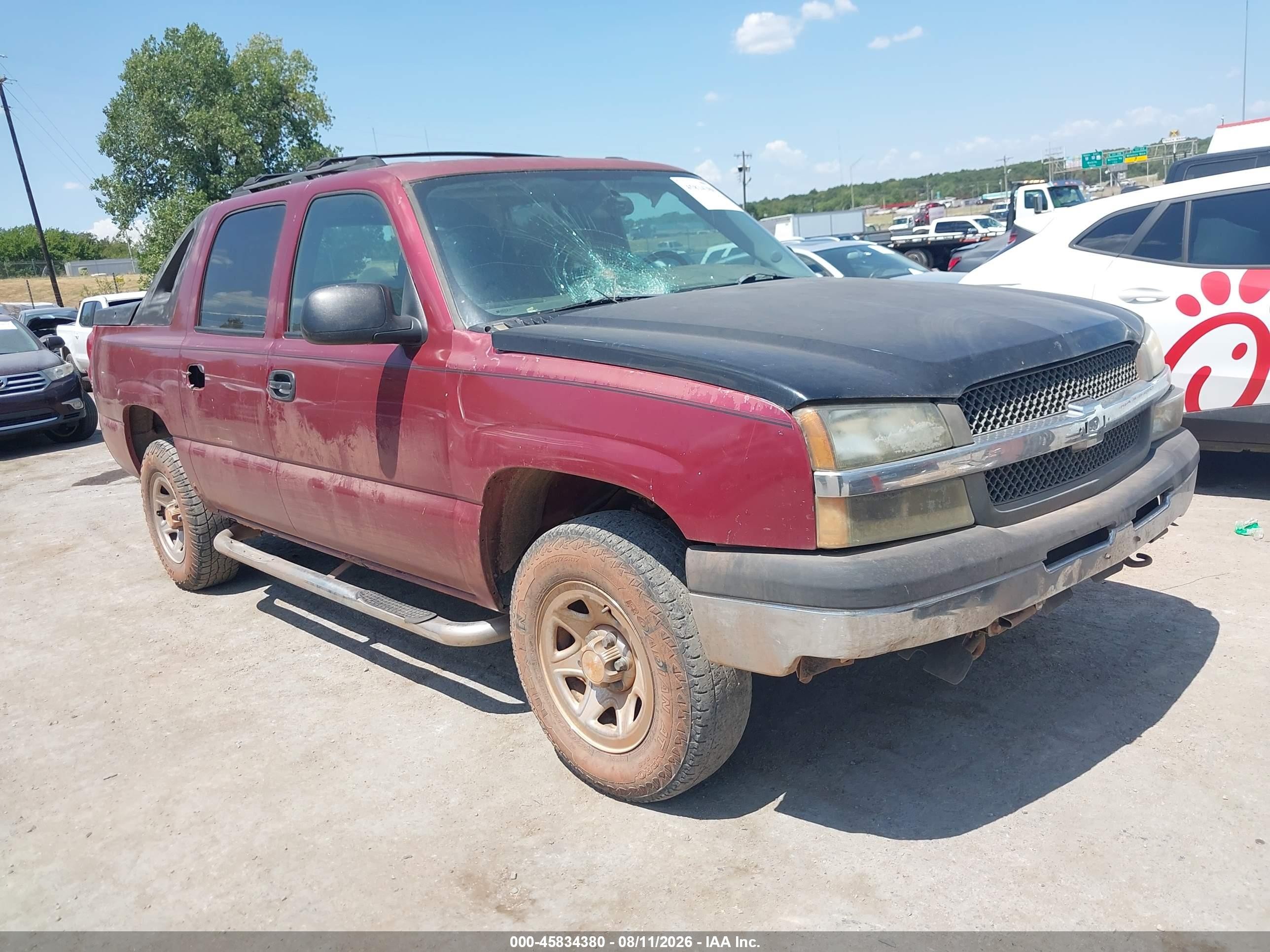 2004 Chevrolet Avalanche Z66, VIN 3GNEC12T44G176245 — Обычный износ