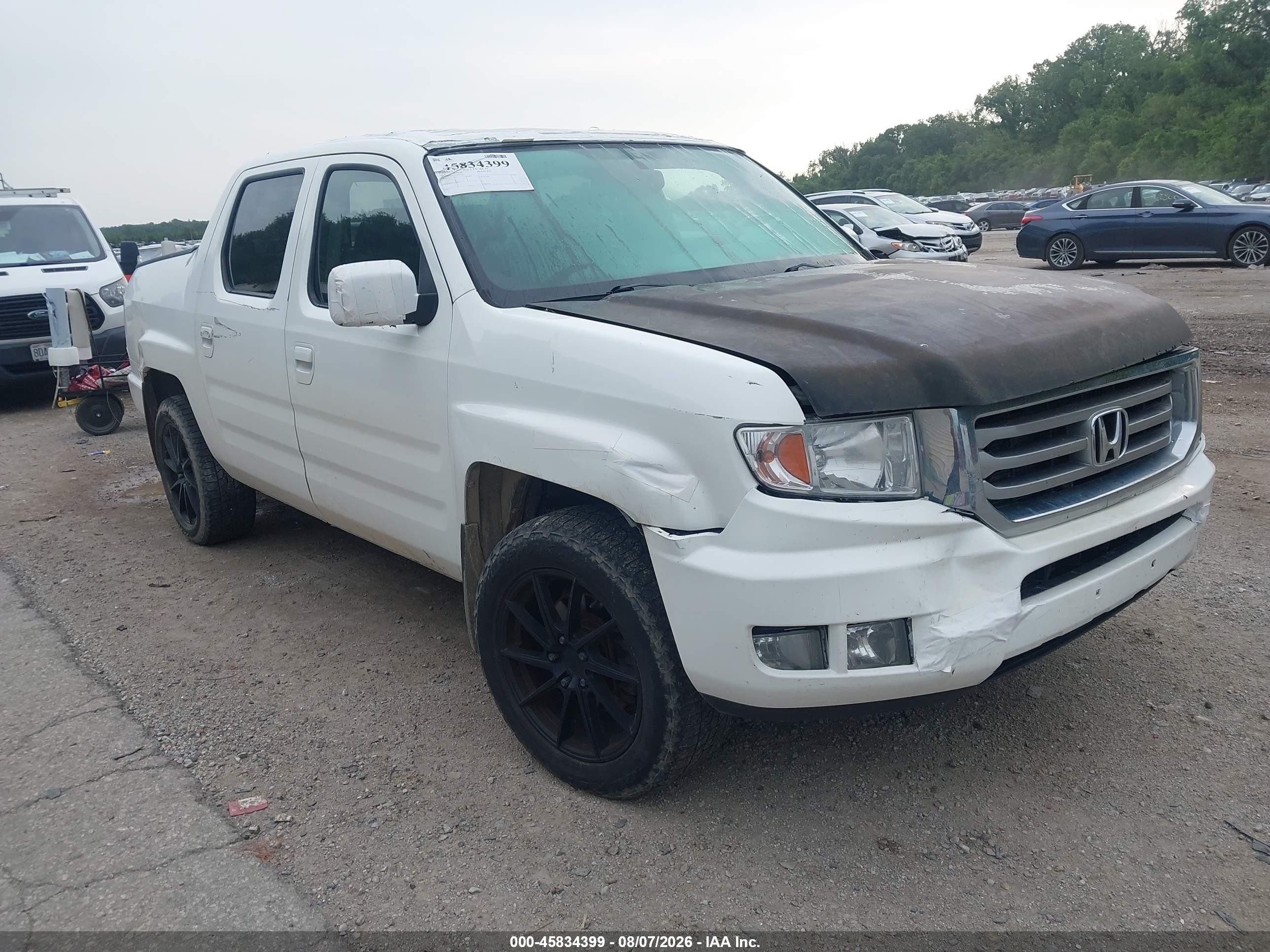 2013 Honda Ridgeline RTL, VIN 5FPYK1F52DB013255 — Normal wear
