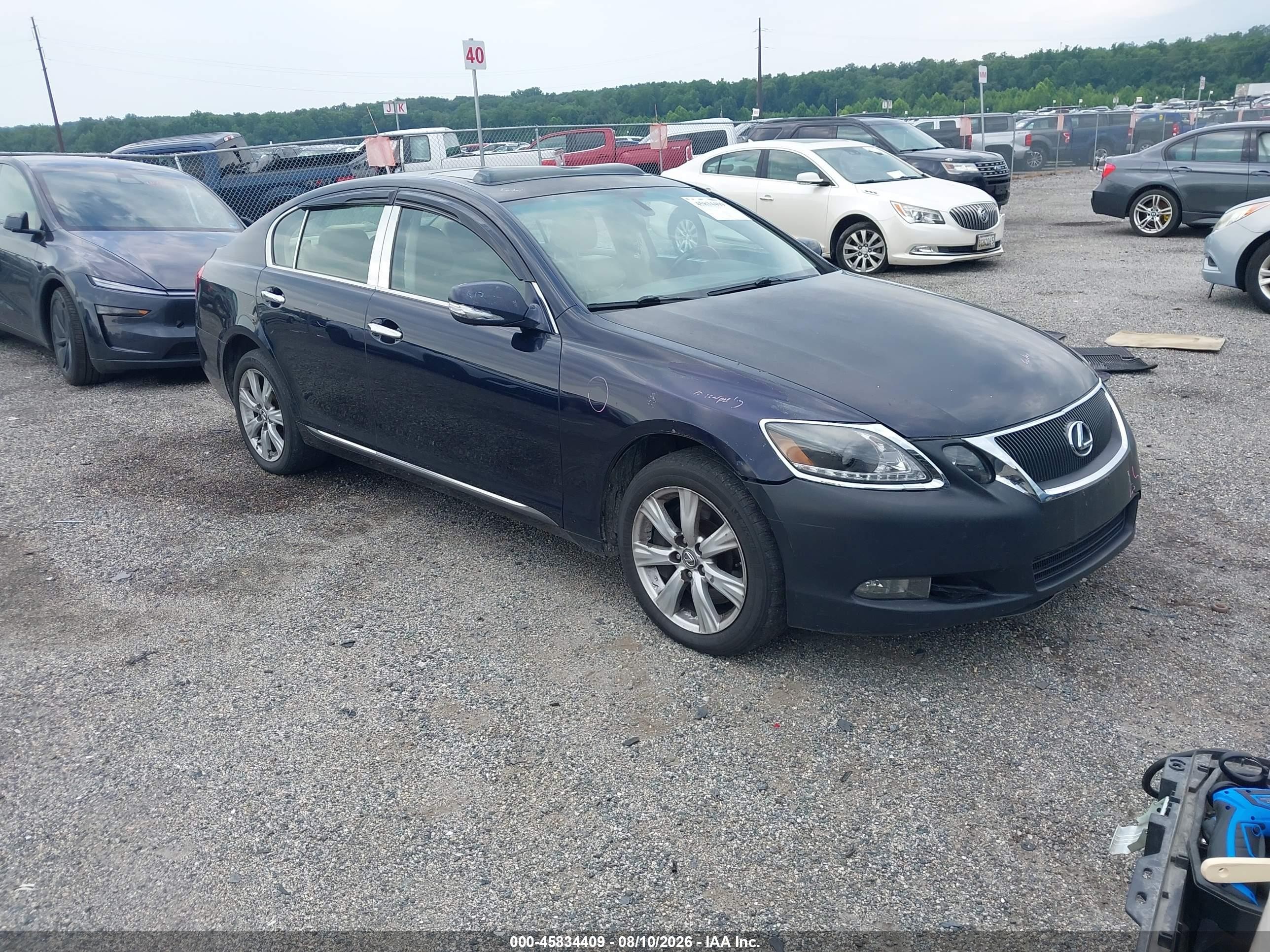 2009 Lexus GS 350, VIN JTHCE96S490022543 — Side