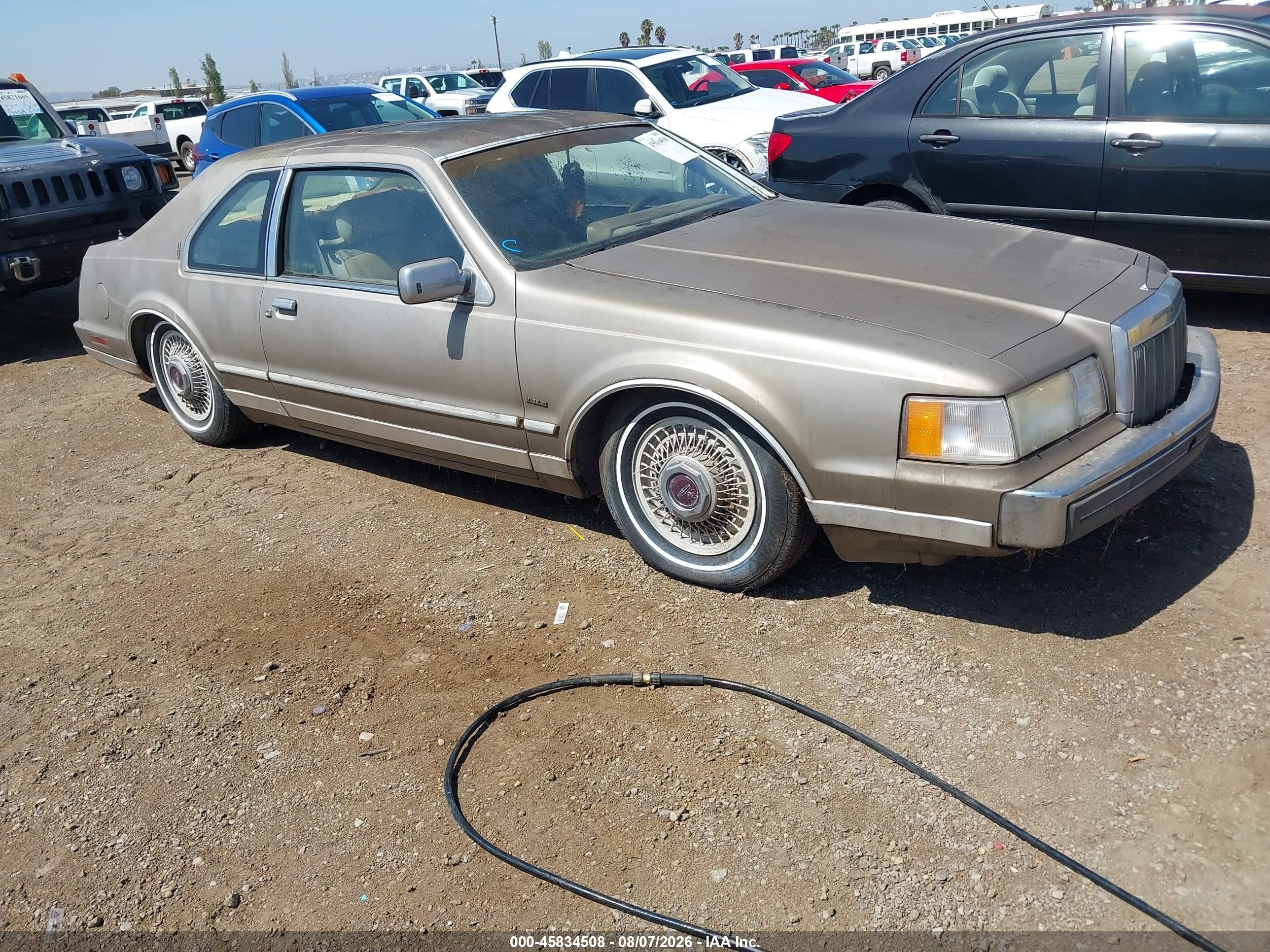 1986 Lincoln Mark VII, VIN 1LNBP98F5GY755153 — Обычный износ