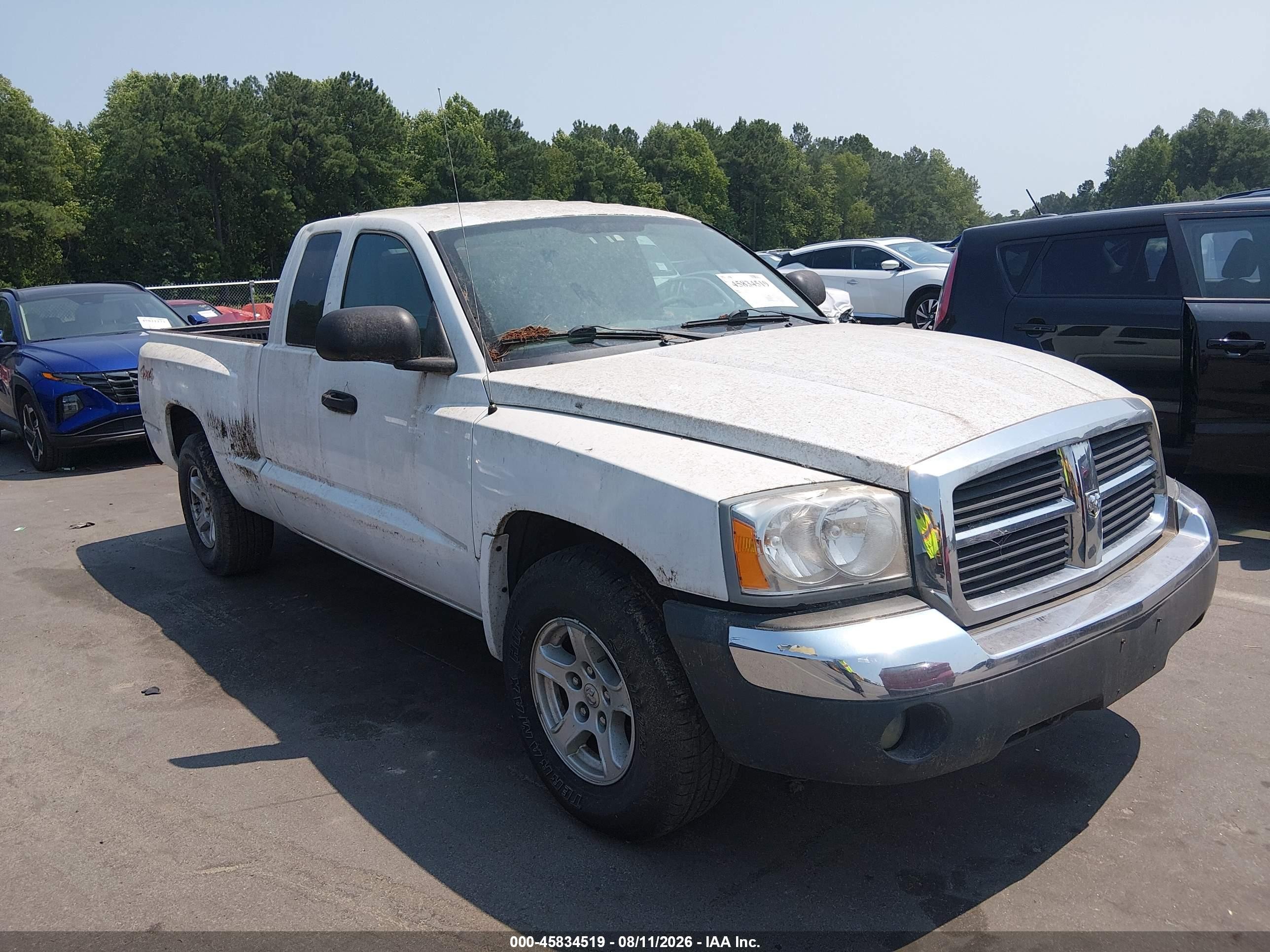 2005 Dodge Dakota SLT, VIN 1D7HW42K05S159075 — Обычный износ