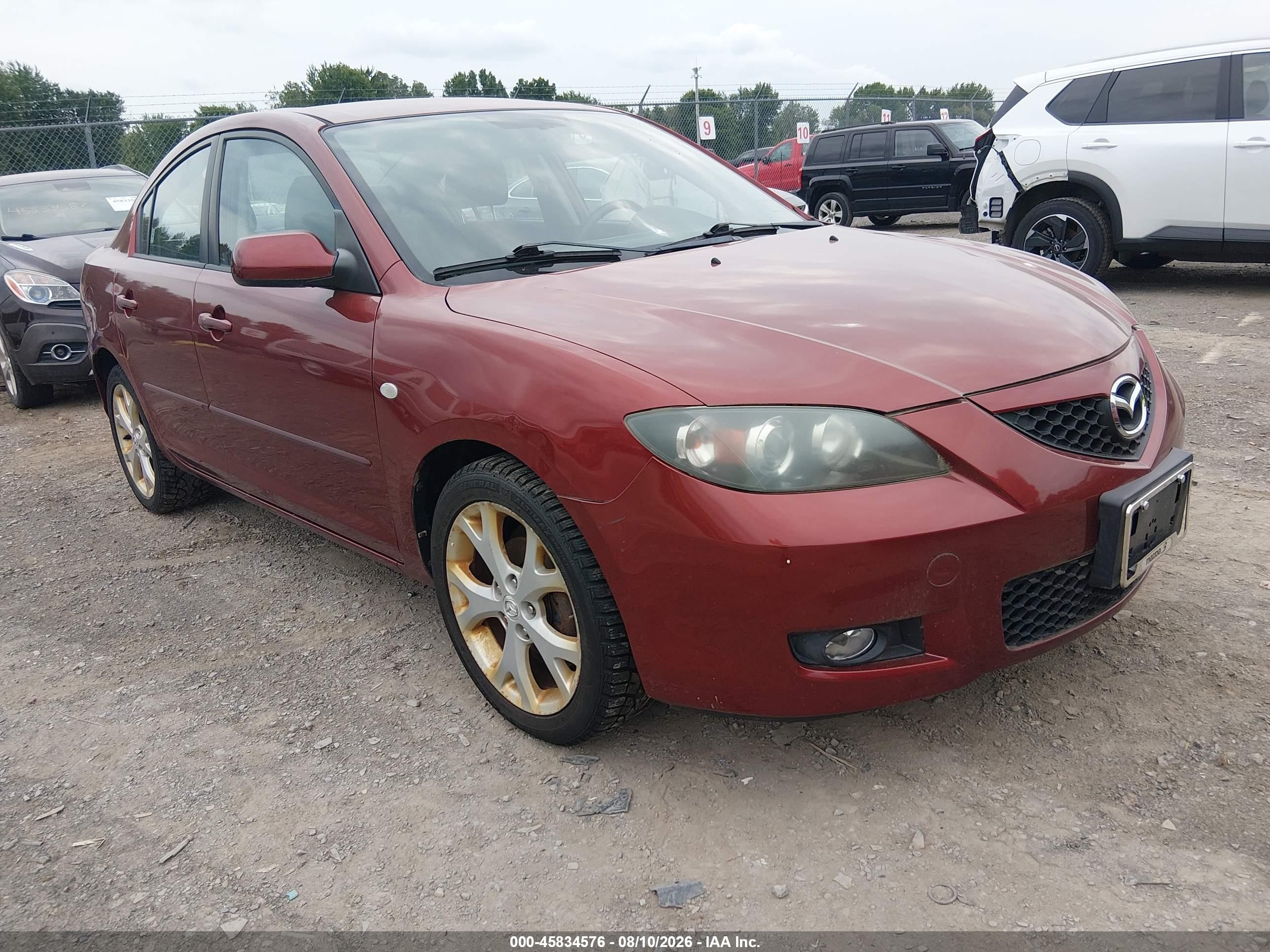 2009 Mazda 3 i Touring Value, VIN JM1BK32G391245042 — Normal wear