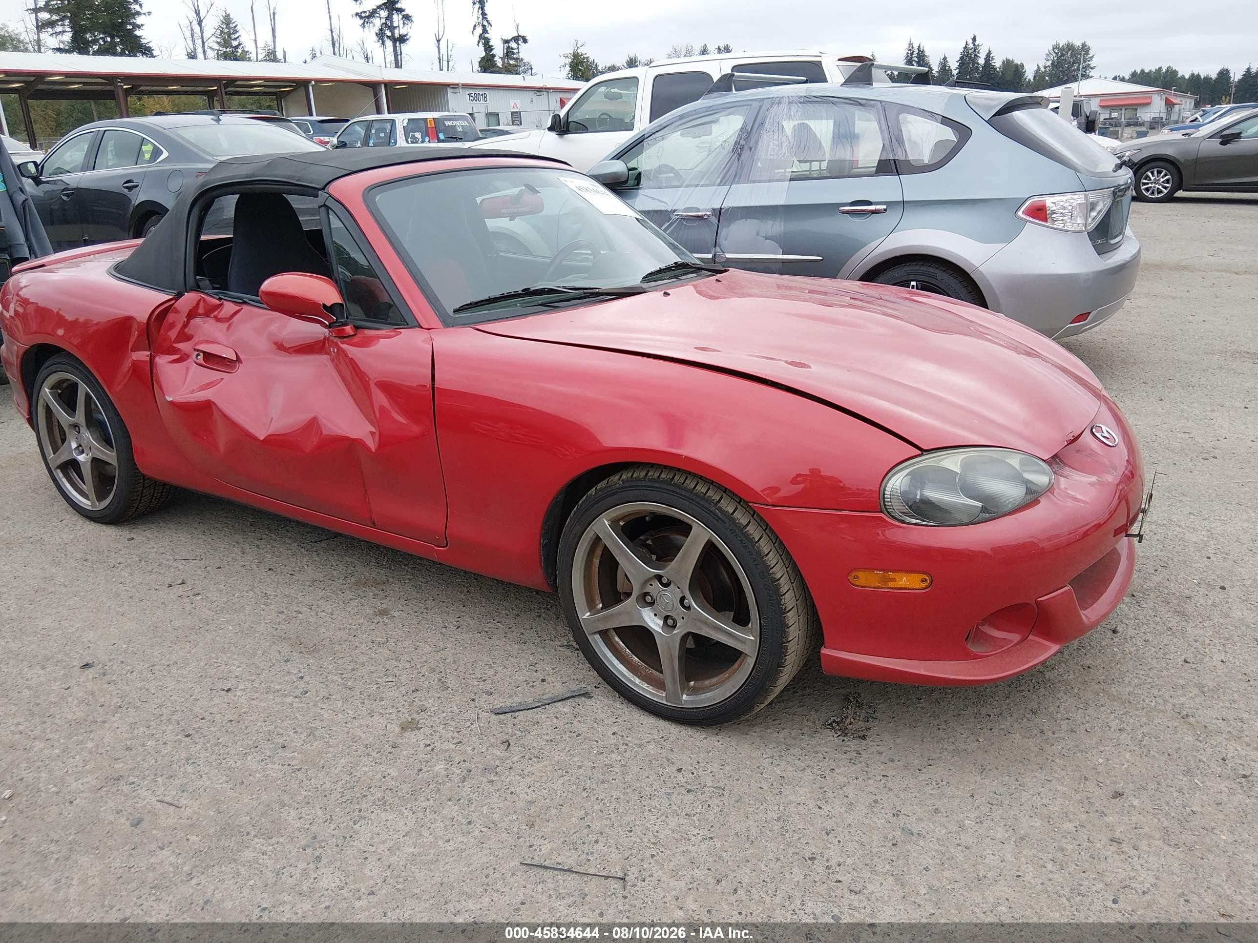 2004 Mazda MX-5 Miata Mazdaspeed, VIN JM1NB354540407198 — Бок
