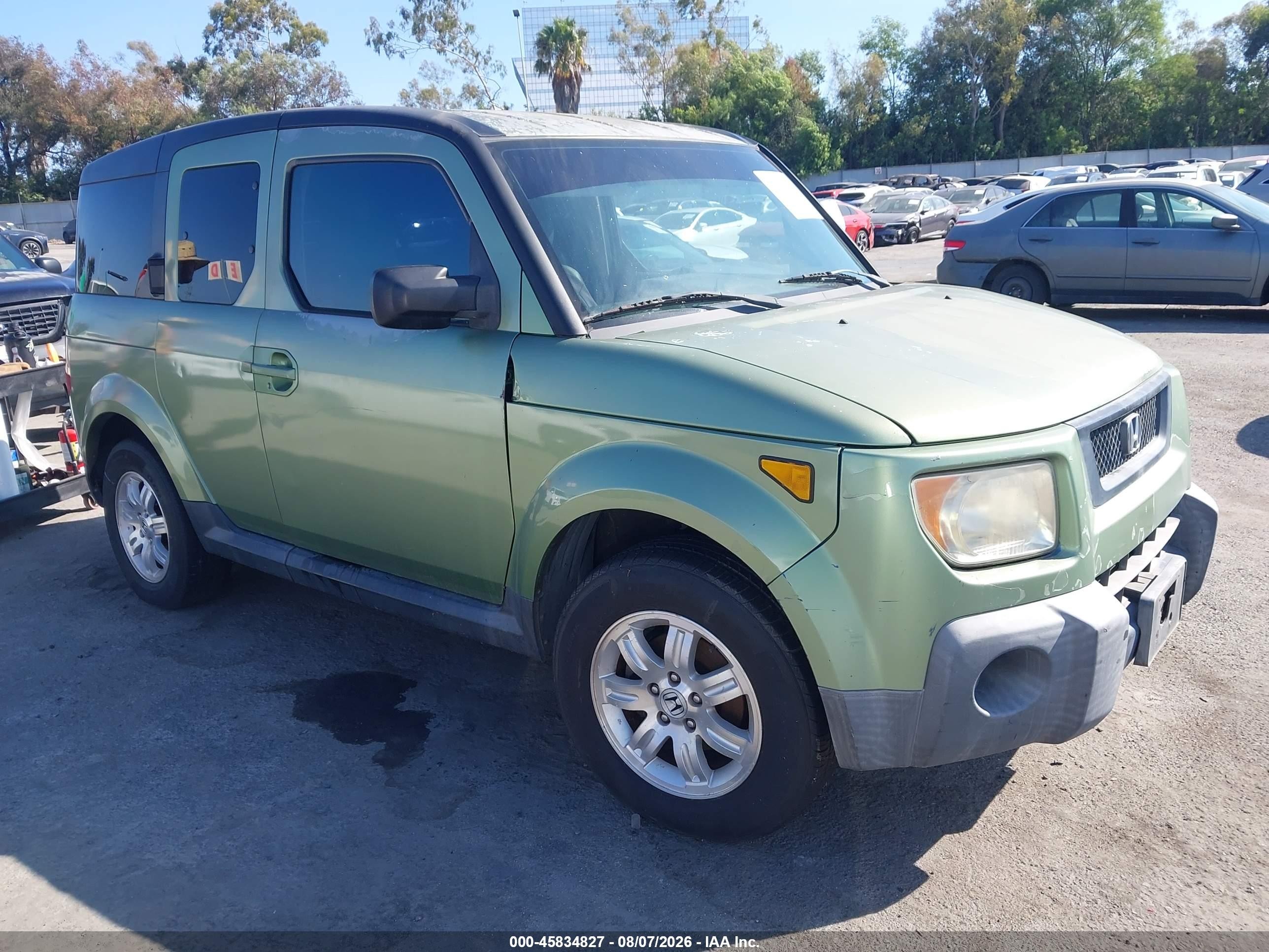 2006 Honda Element EX-P, VIN 5J6YH28756L025468 — Обычный износ