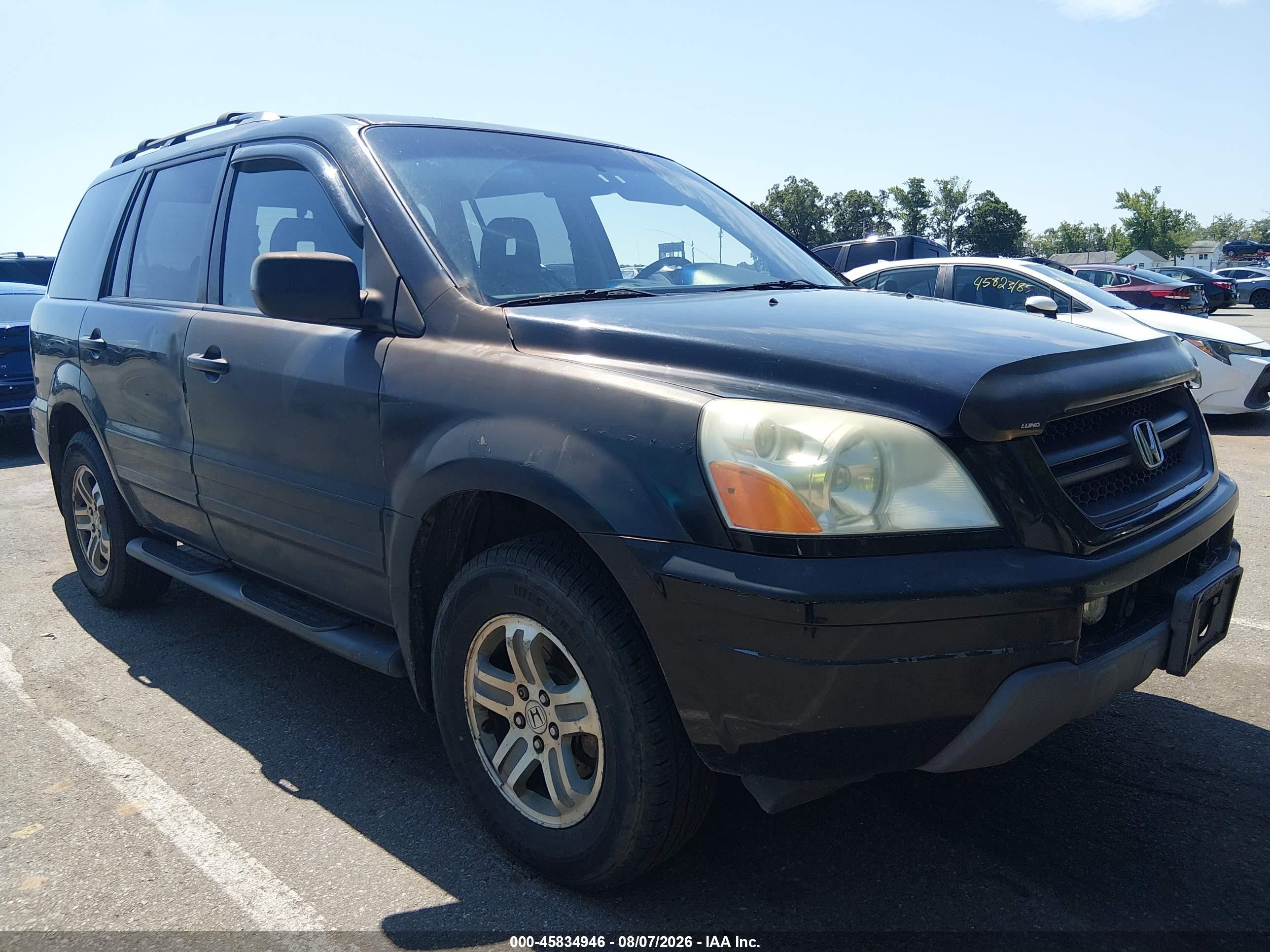 2004 Honda Pilot EX, VIN 2HKYF18594H527406 — Normal wear